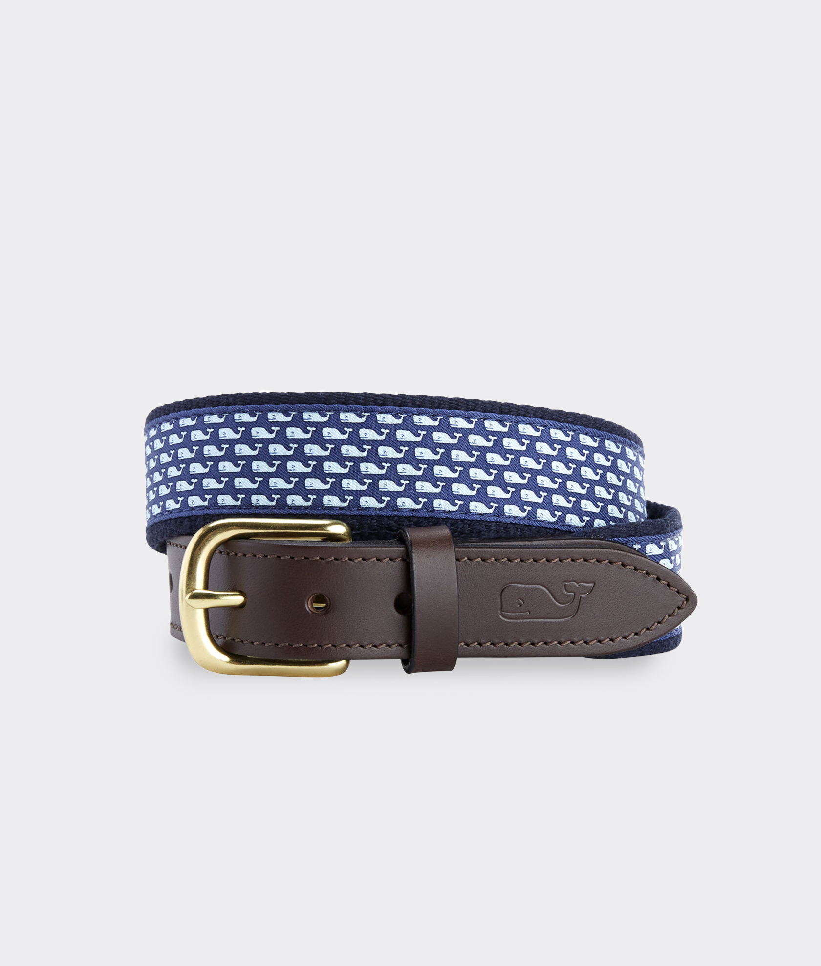 Boys' Classic Whale Canvas Club Belt