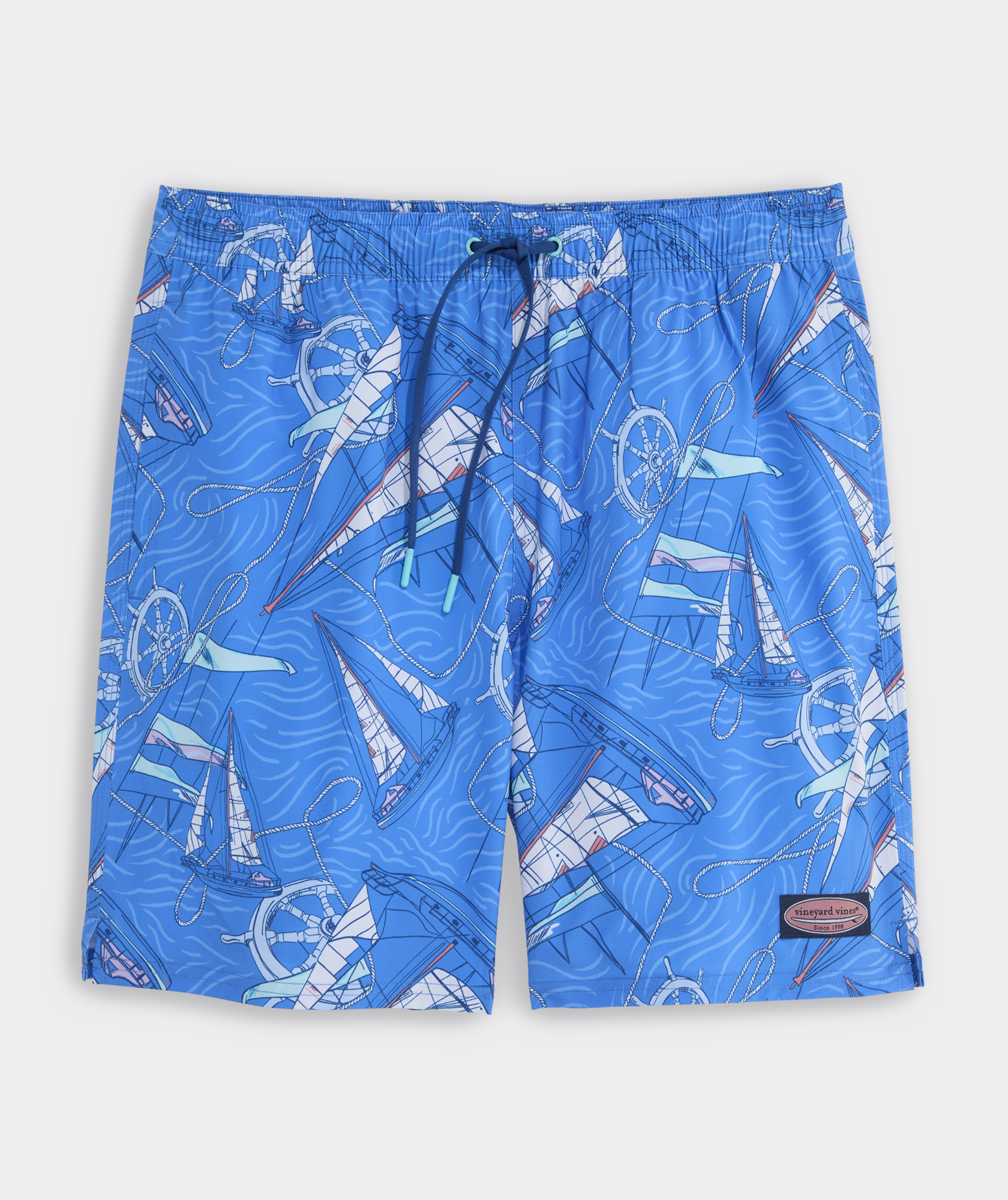 7 Inch Printed Chappy Swim Trunks