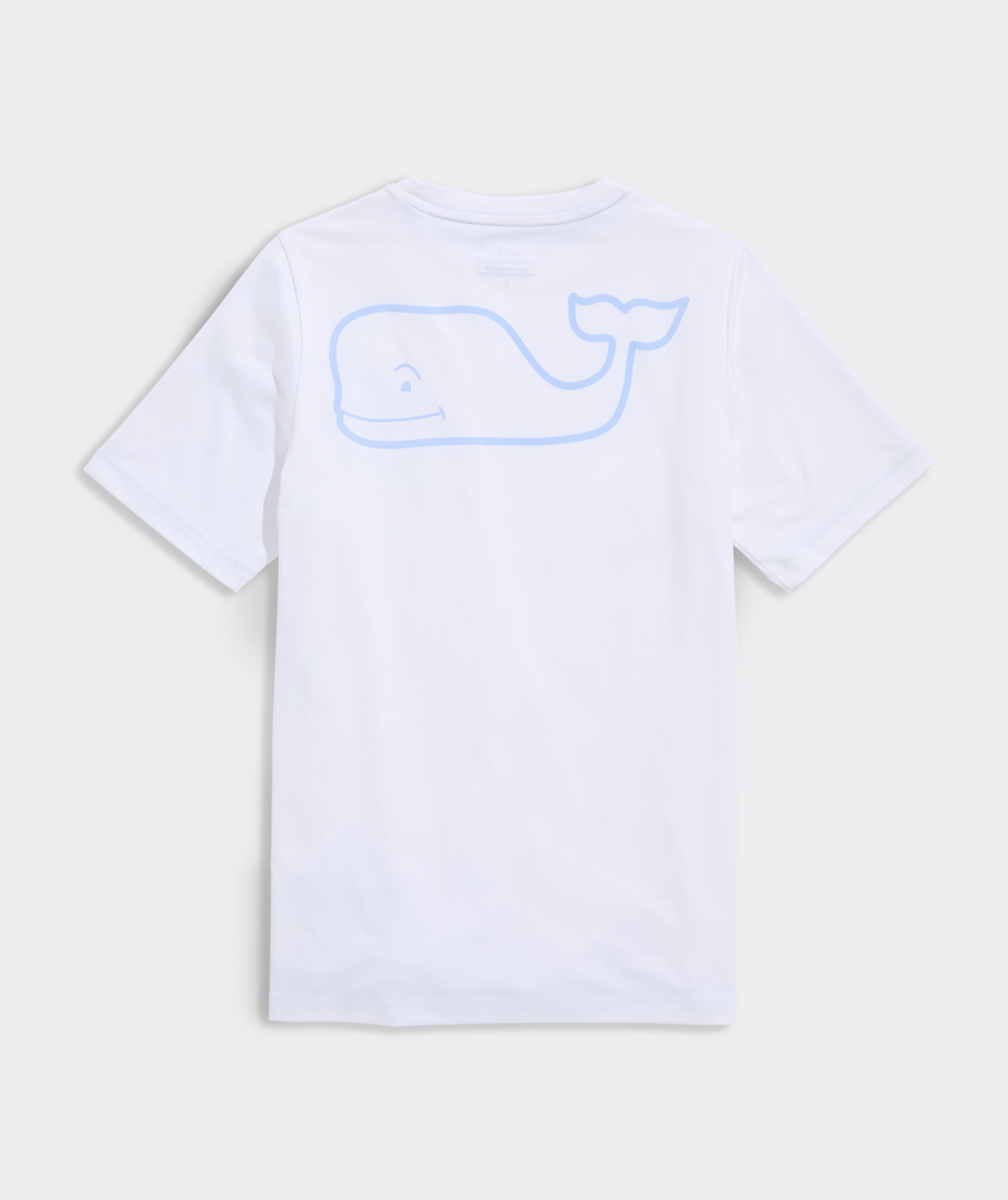 Boys' Whale Outline Short-Sleeve Harbor Sun Performance Tee