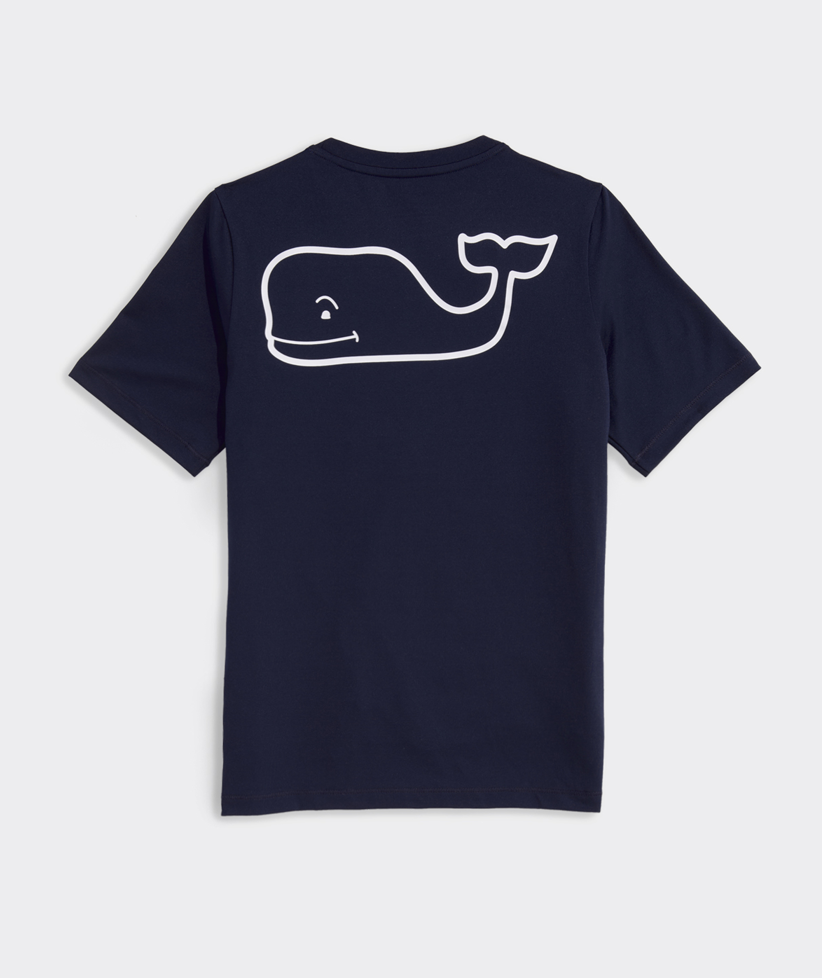 Boys' Whale Outline Short-Sleeve Harbor Sun Performance Tee