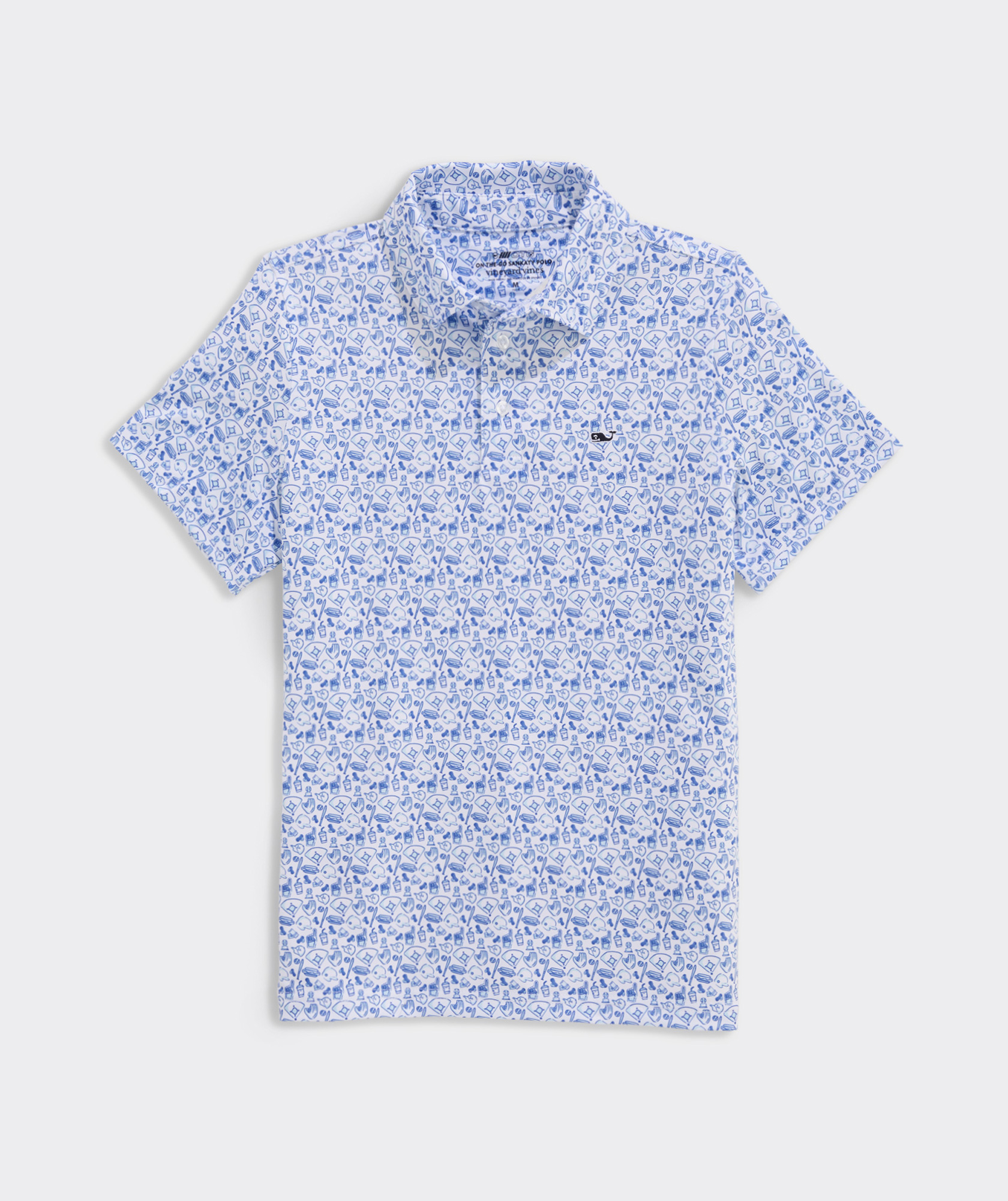 Boys' Printed Sankaty Performance Polo