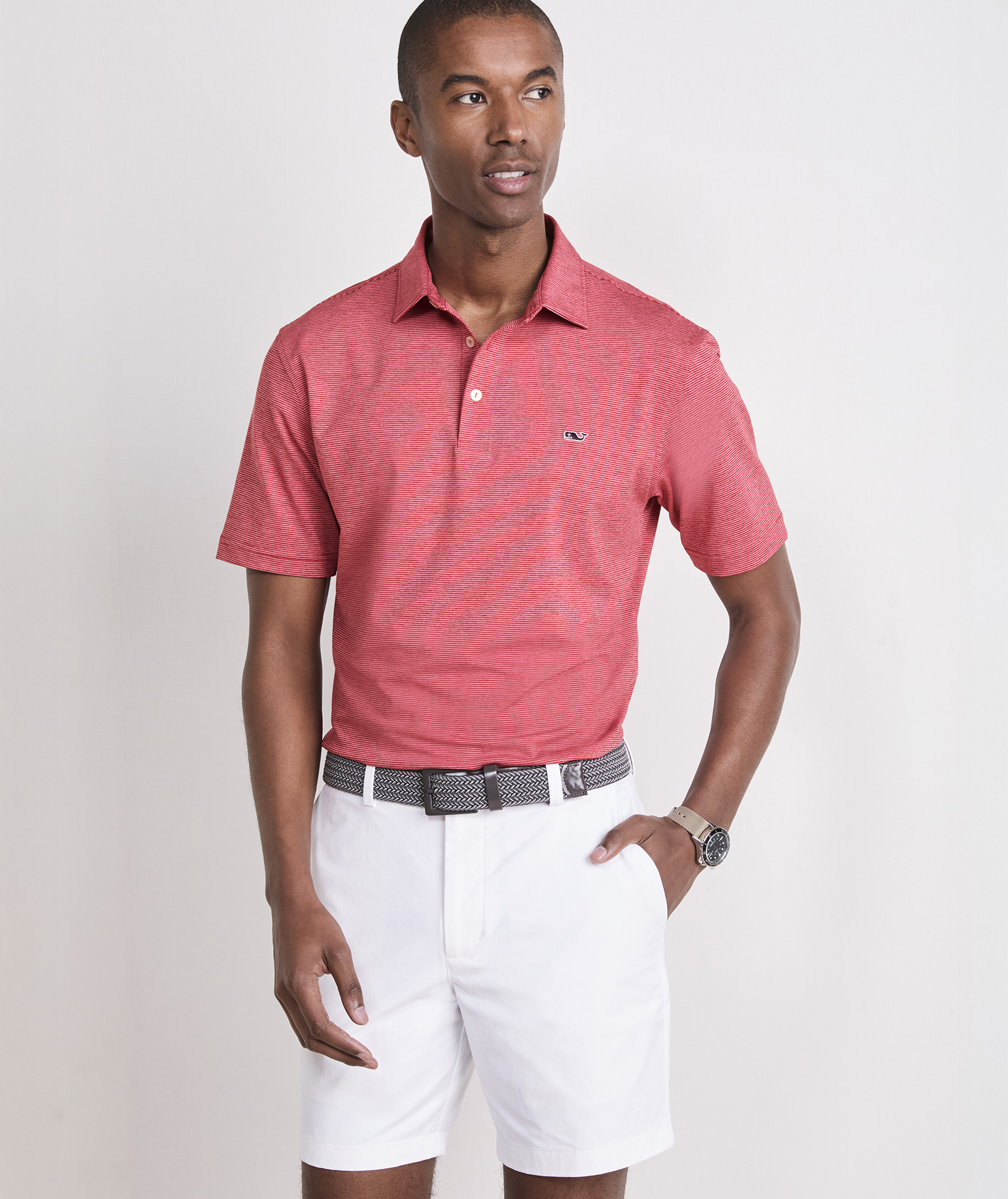 St Jean Stripe Sankaty Performance Polo