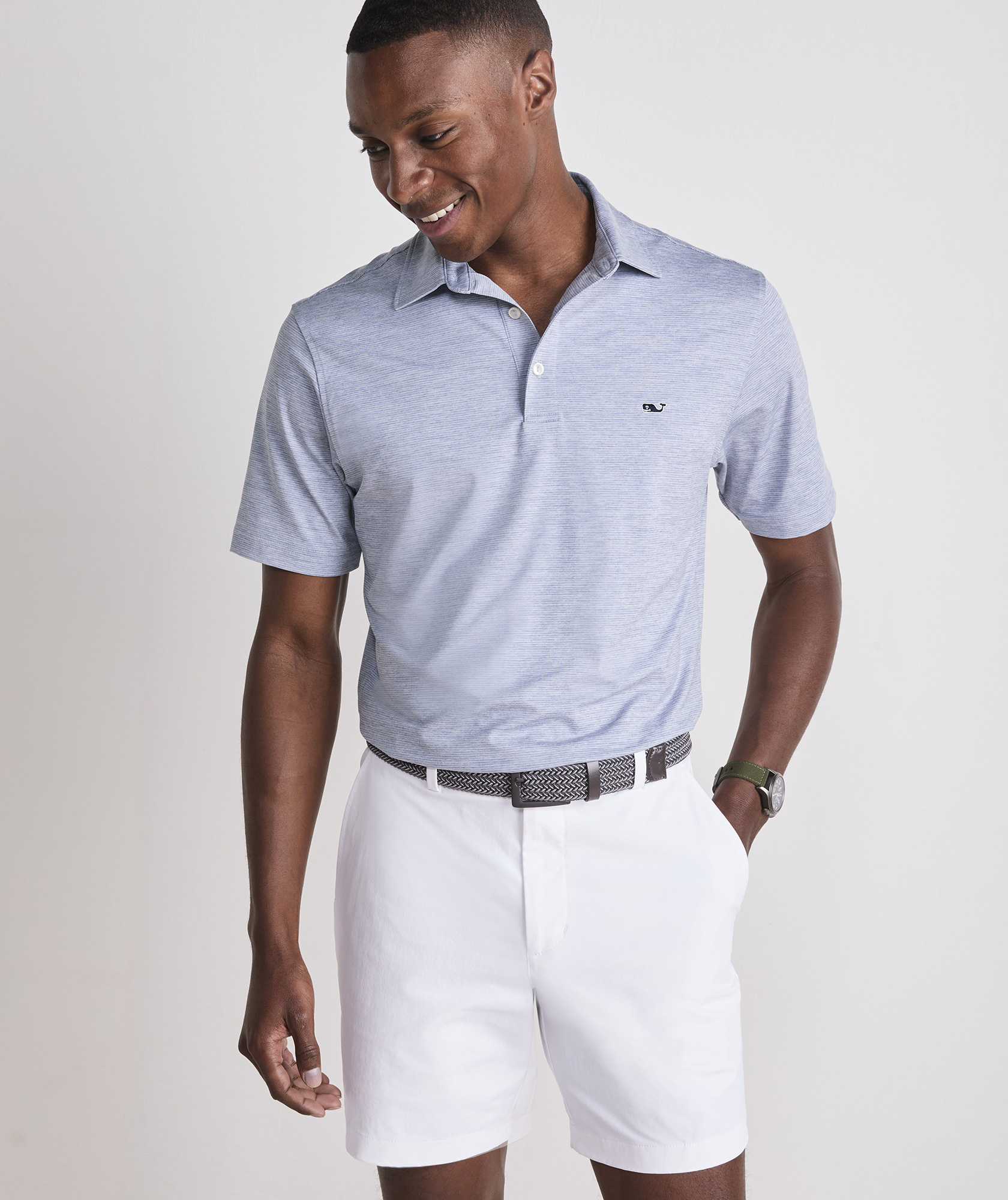 St Jean Stripe Sankaty Performance Polo