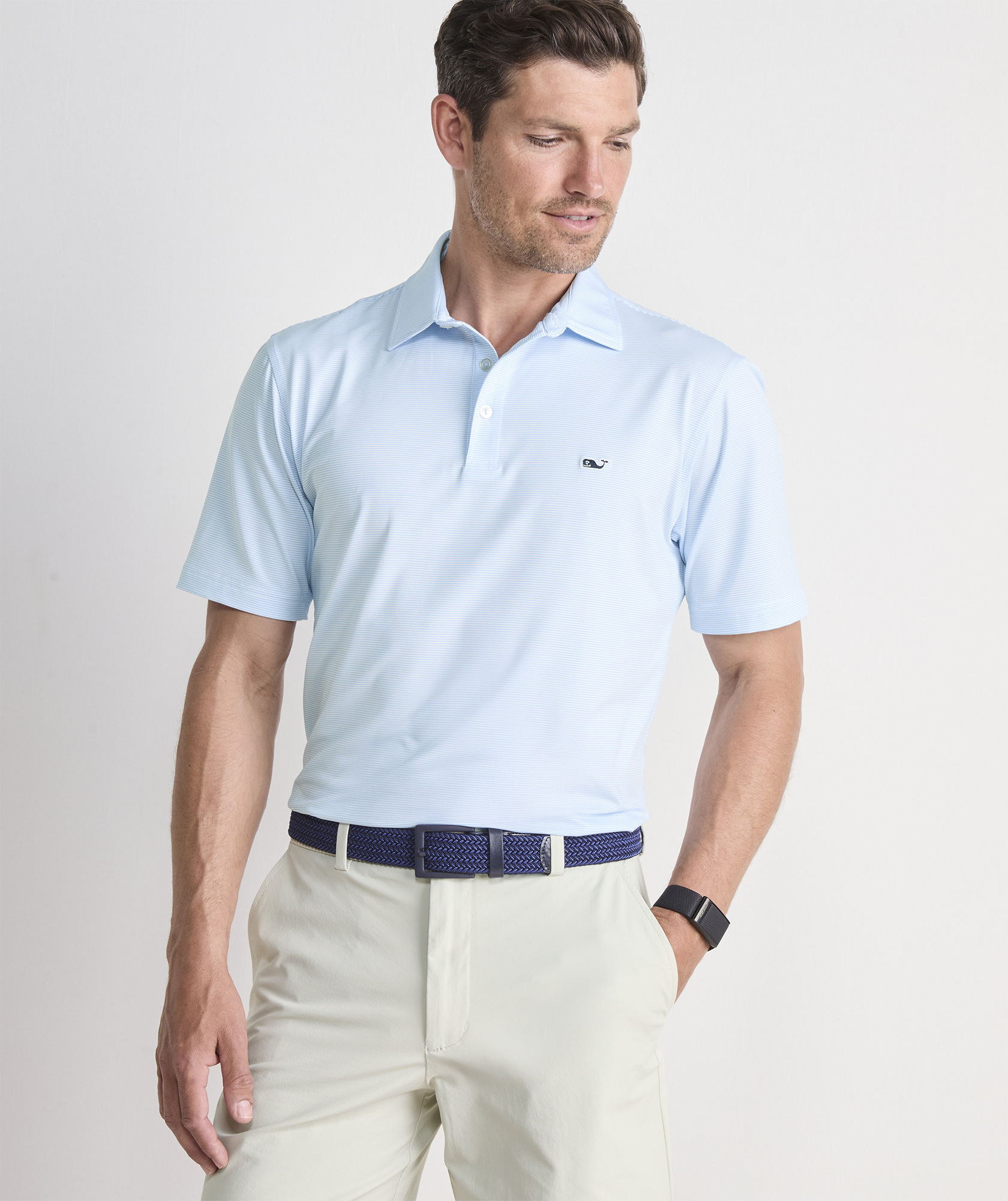 St Jean Stripe Sankaty Performance Polo