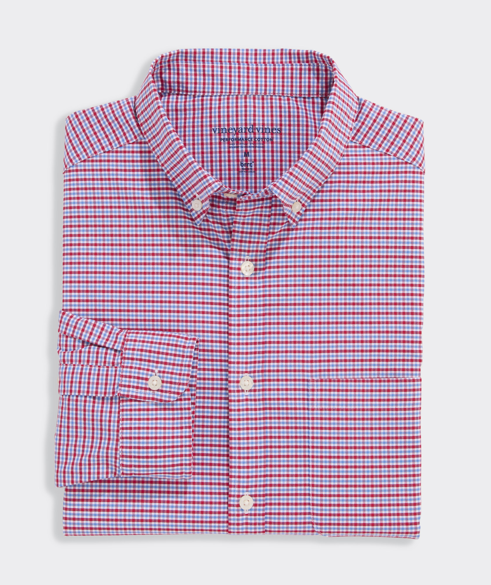 Tradewind Check Performance Cotton Shirt