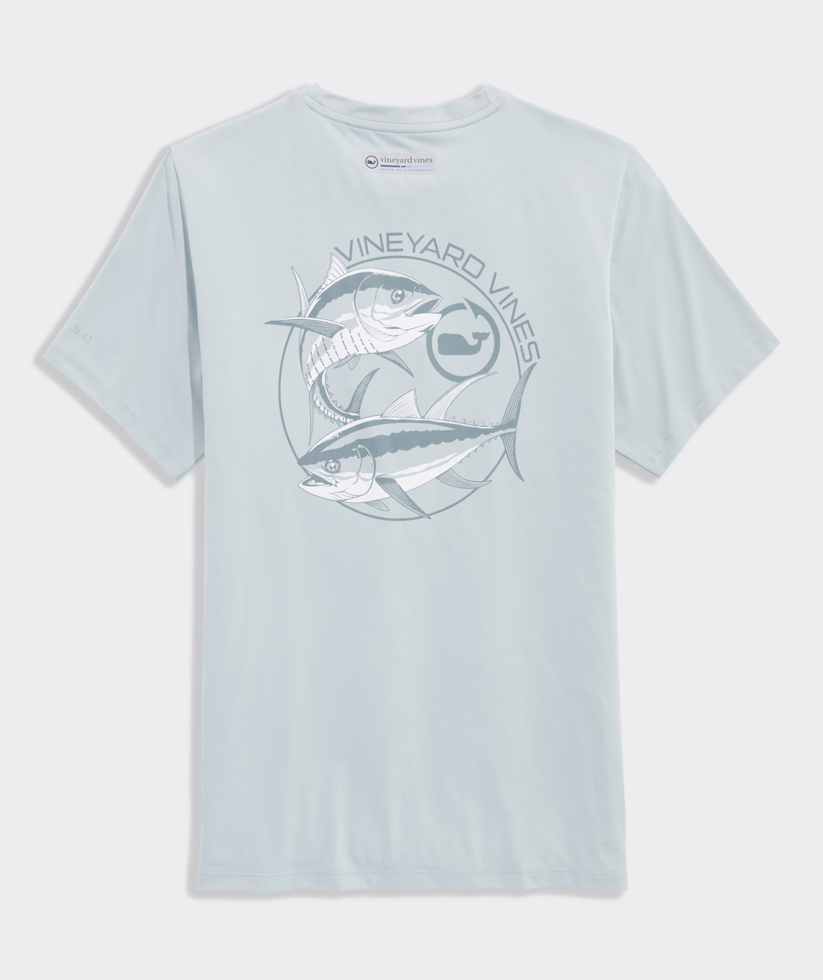 Tuna Circle Short-Sleeve Harbor Performance Tee