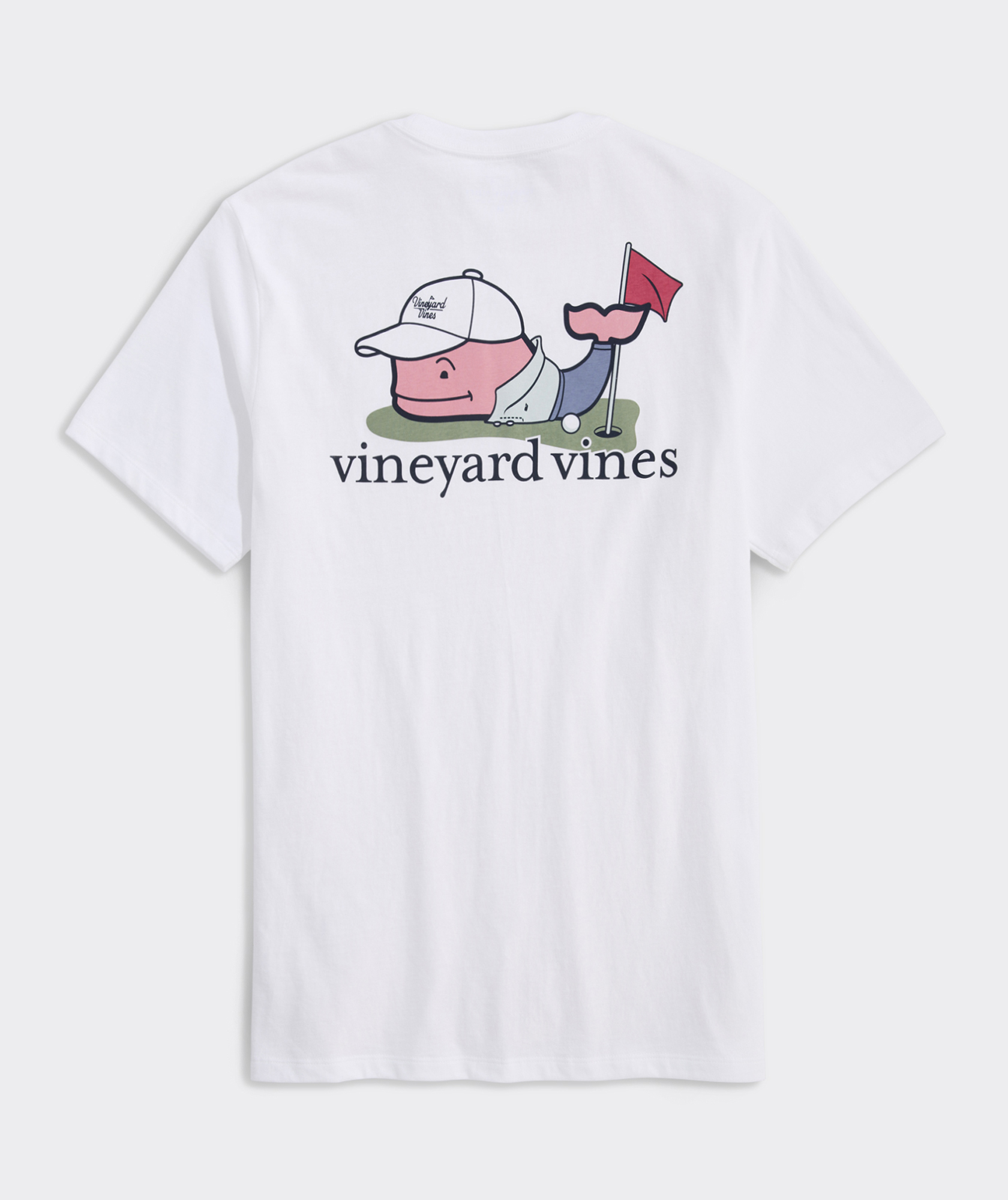 Golfer Whale Short-Sleeve Pocket Tee