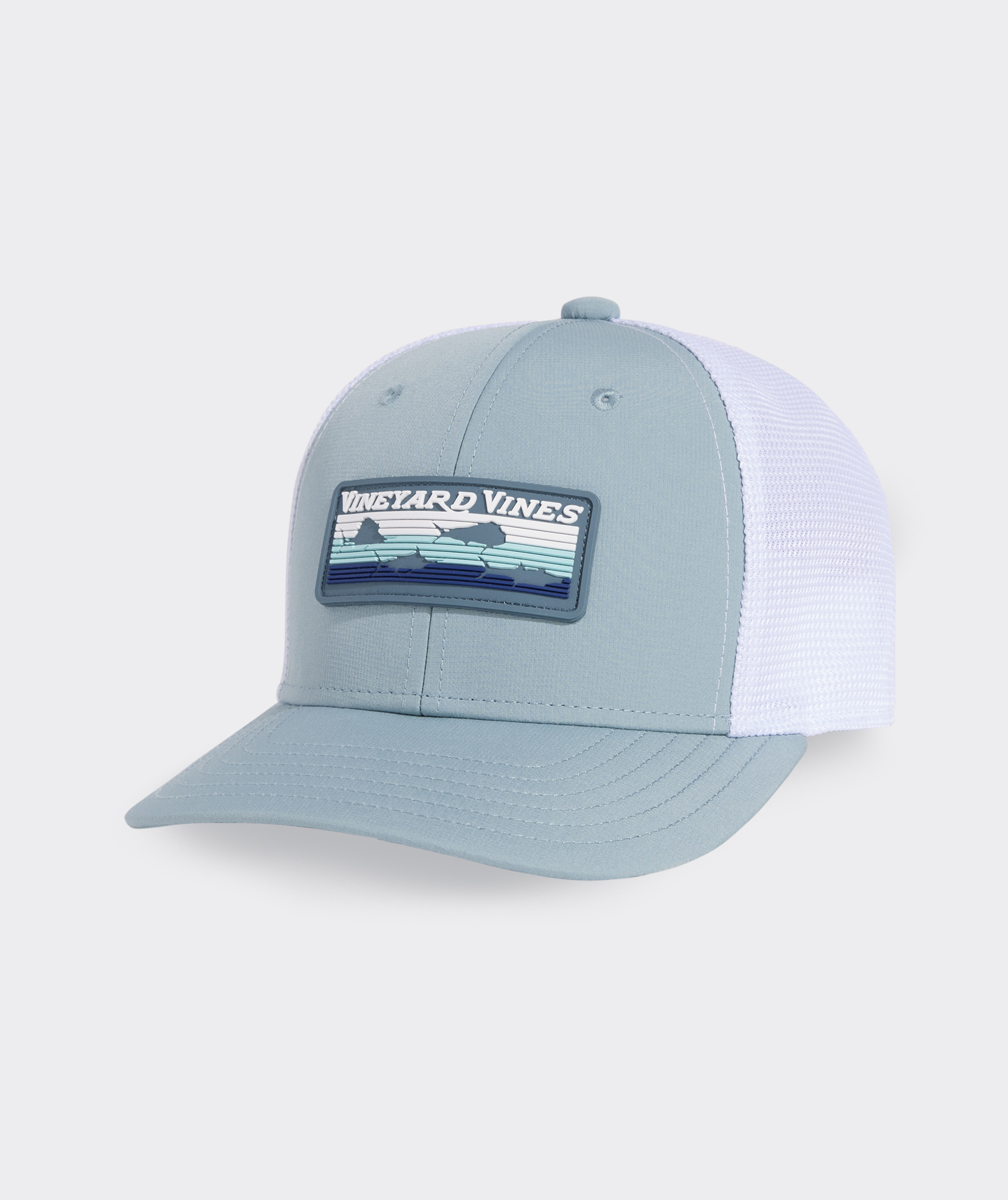 Boys' Retro Fish Rubber Patch Trucker Hat