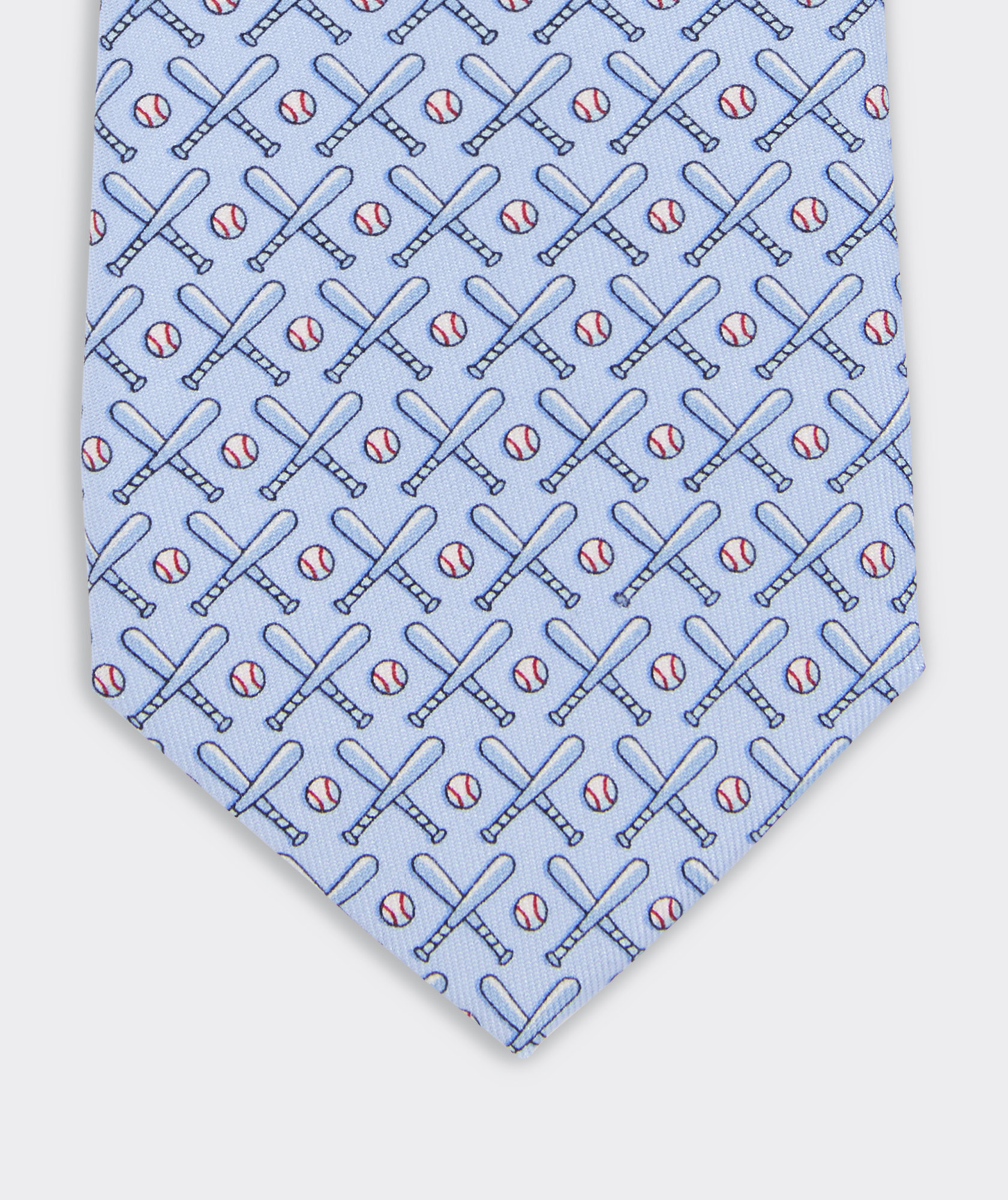 Boys' Baseball Bats Silk Tie