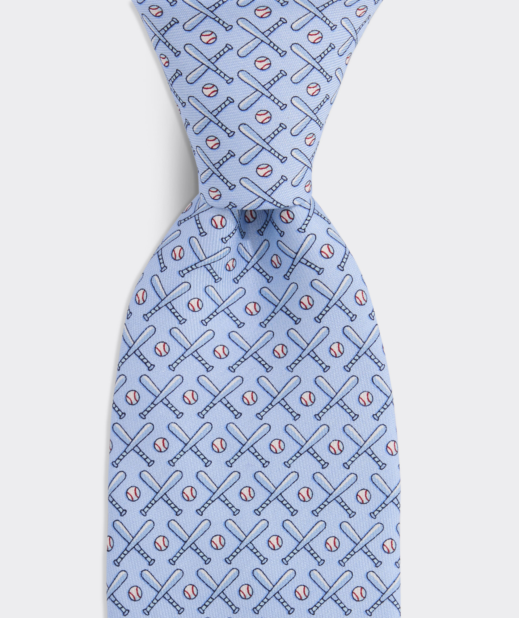 Boys' Baseball Bats Silk Tie