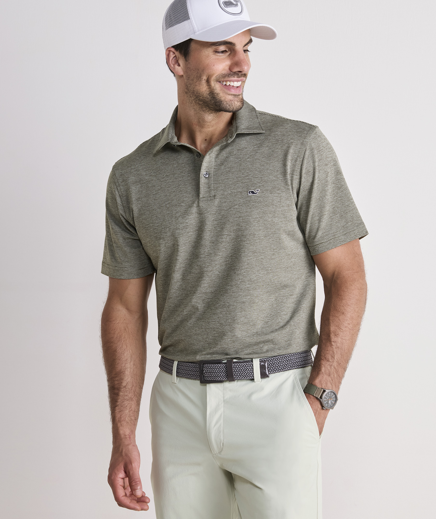 St Jean Stripe Sankaty Performance Polo
