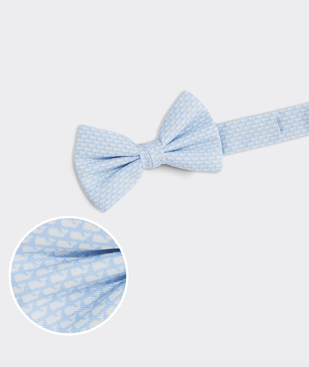 Boys' Micro Whales Silk Bow Tie