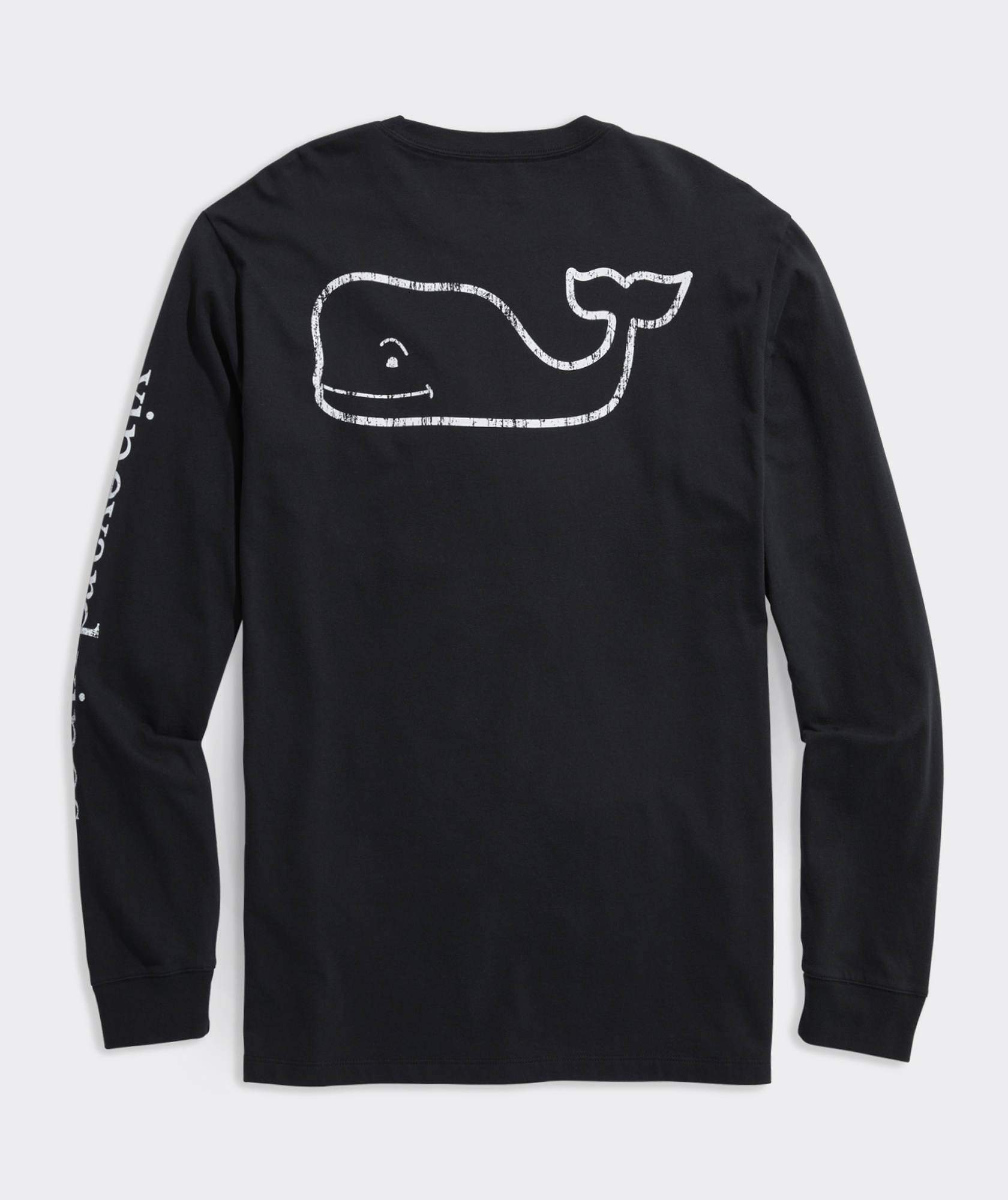 Vintage Whale Long-Sleeve Pocket Tee