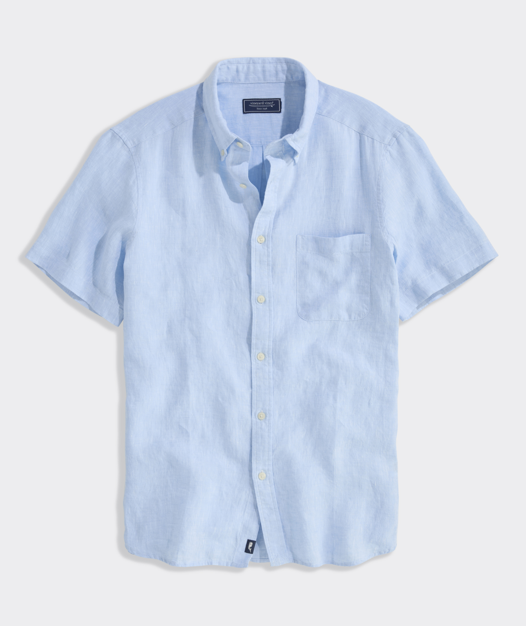 Surfside Solid Linen Short-Sleeve Shirt