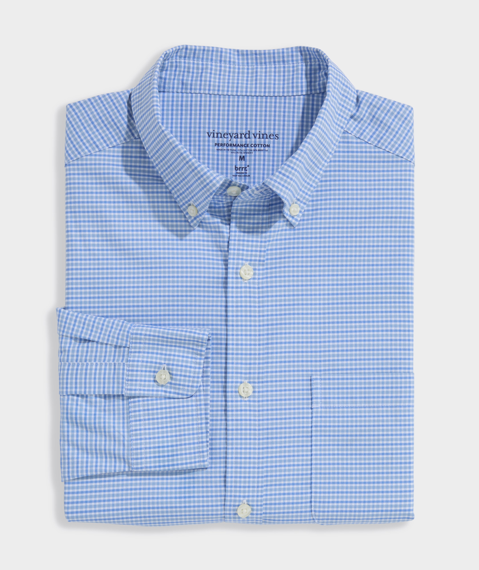 Tradewind Check Performance Cotton Shirt