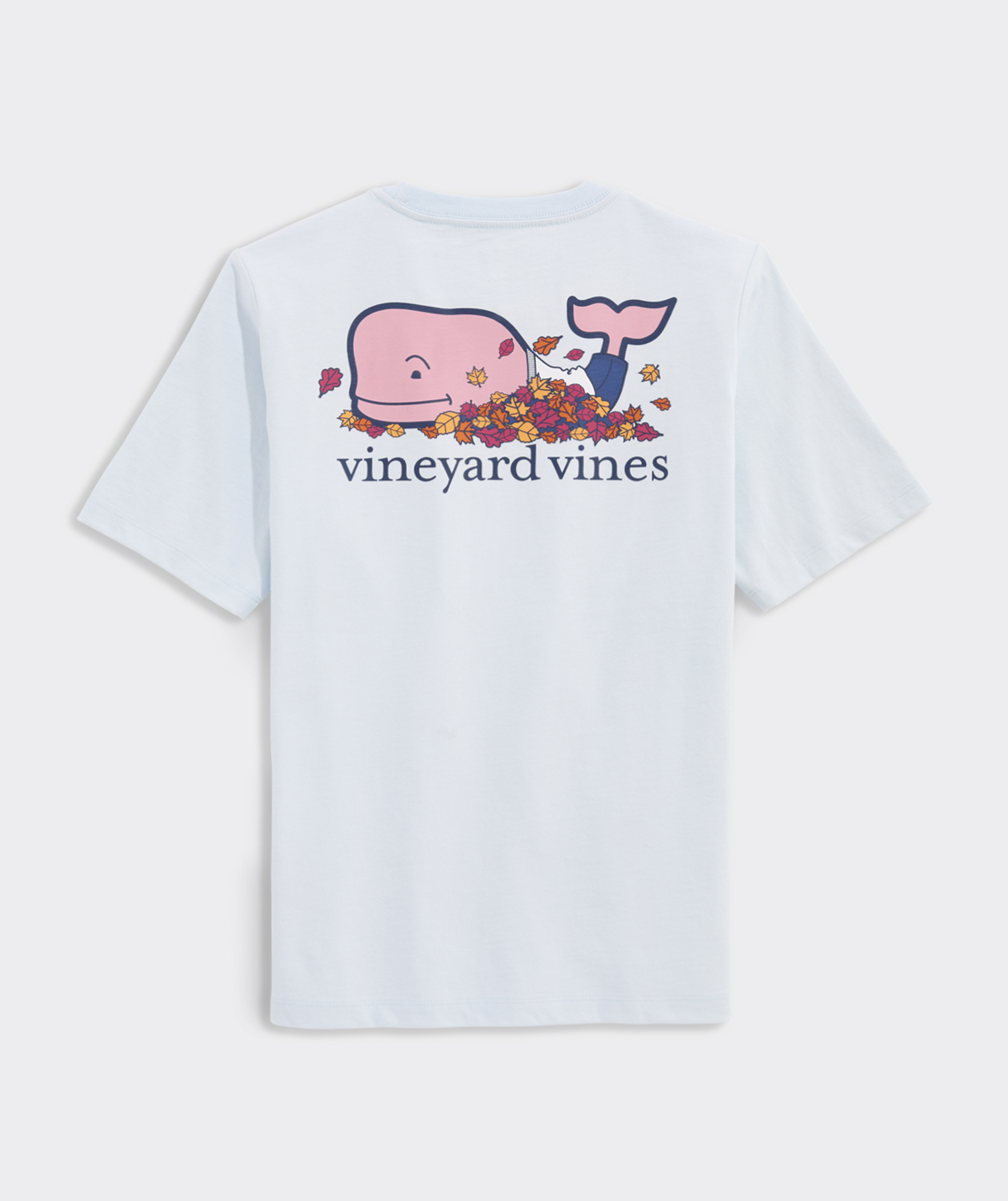 Boys' Leaf Pile Whale Short-Sleeve Pocket Tee