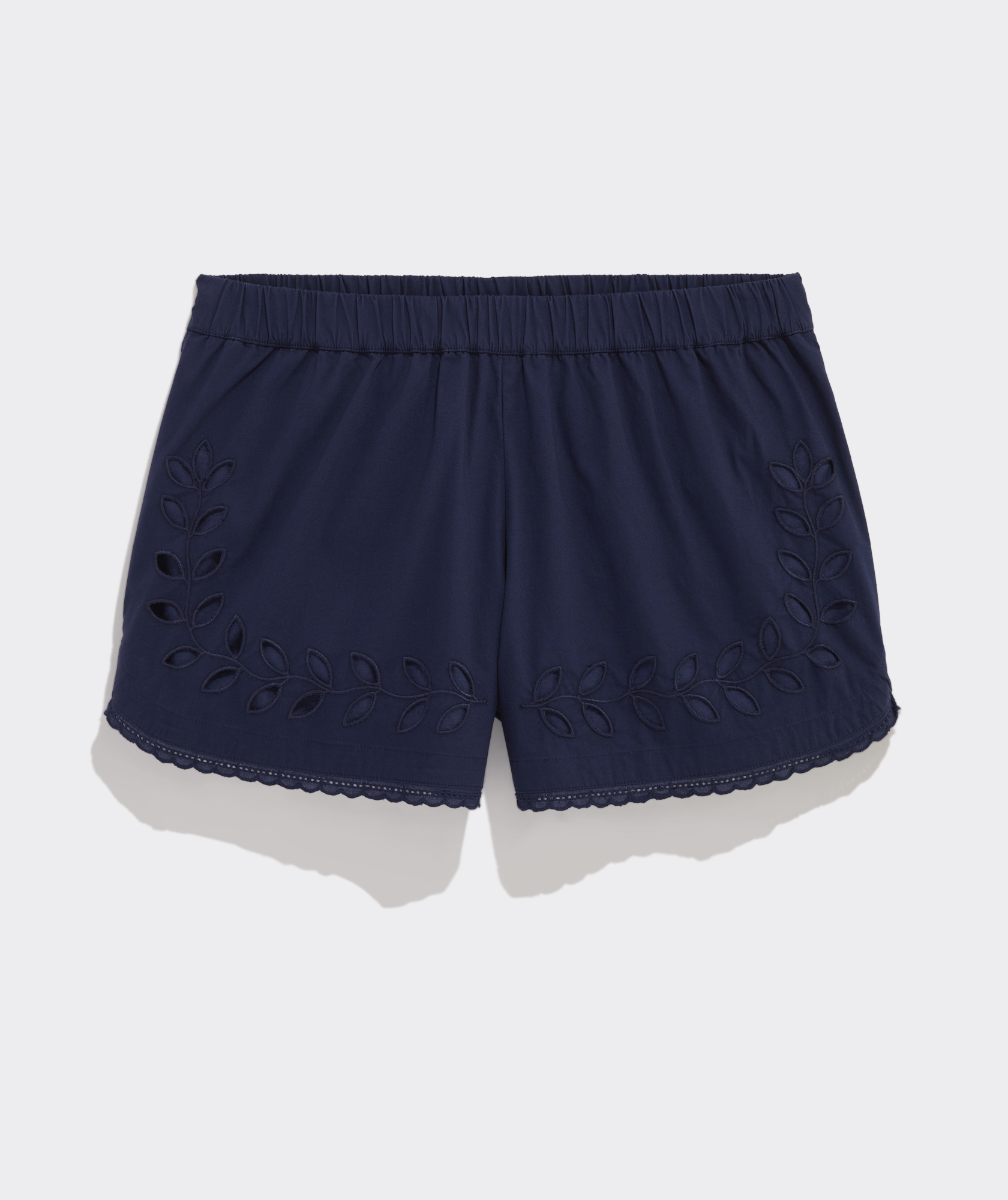 Eyelet Pull-On Shorts