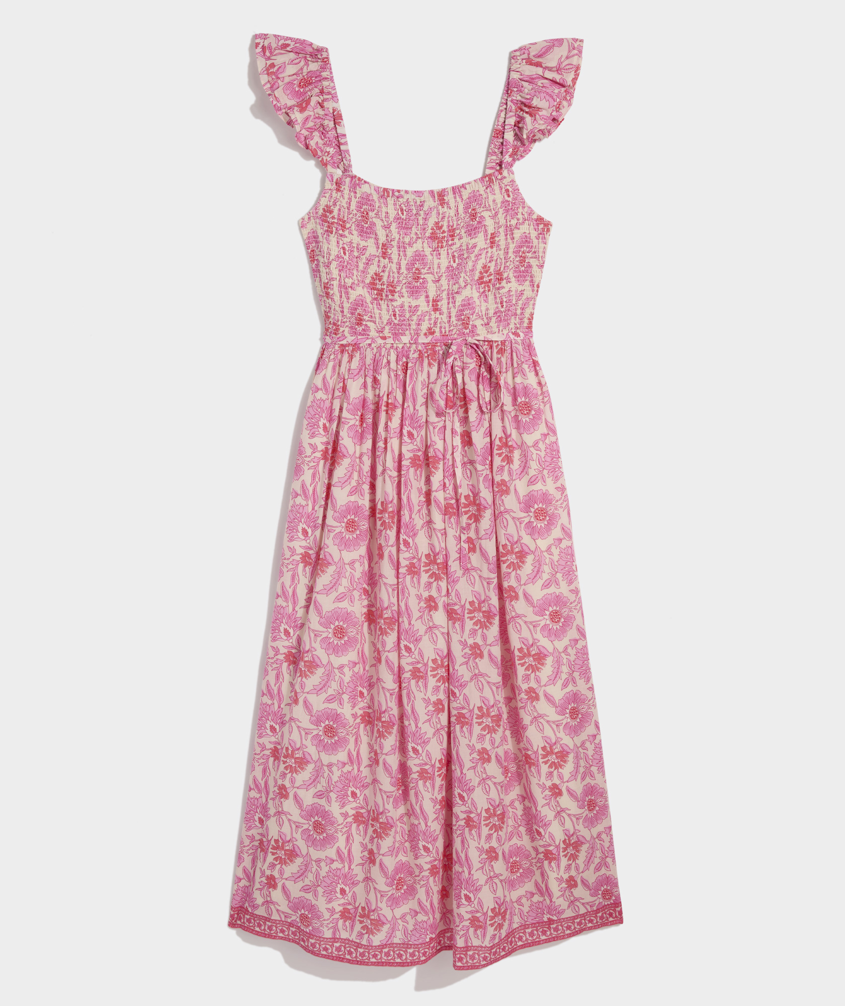 Ellen Ruffle Maxi Dress