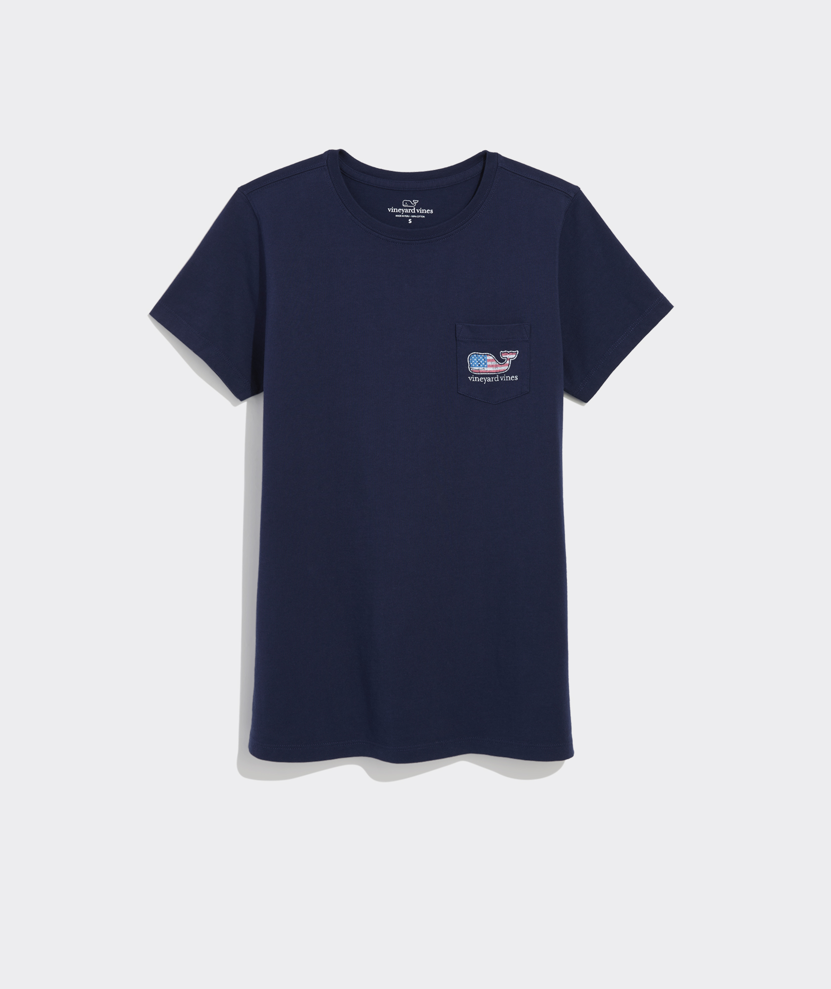 Flag Whale Short-Sleeve Pocket Tee