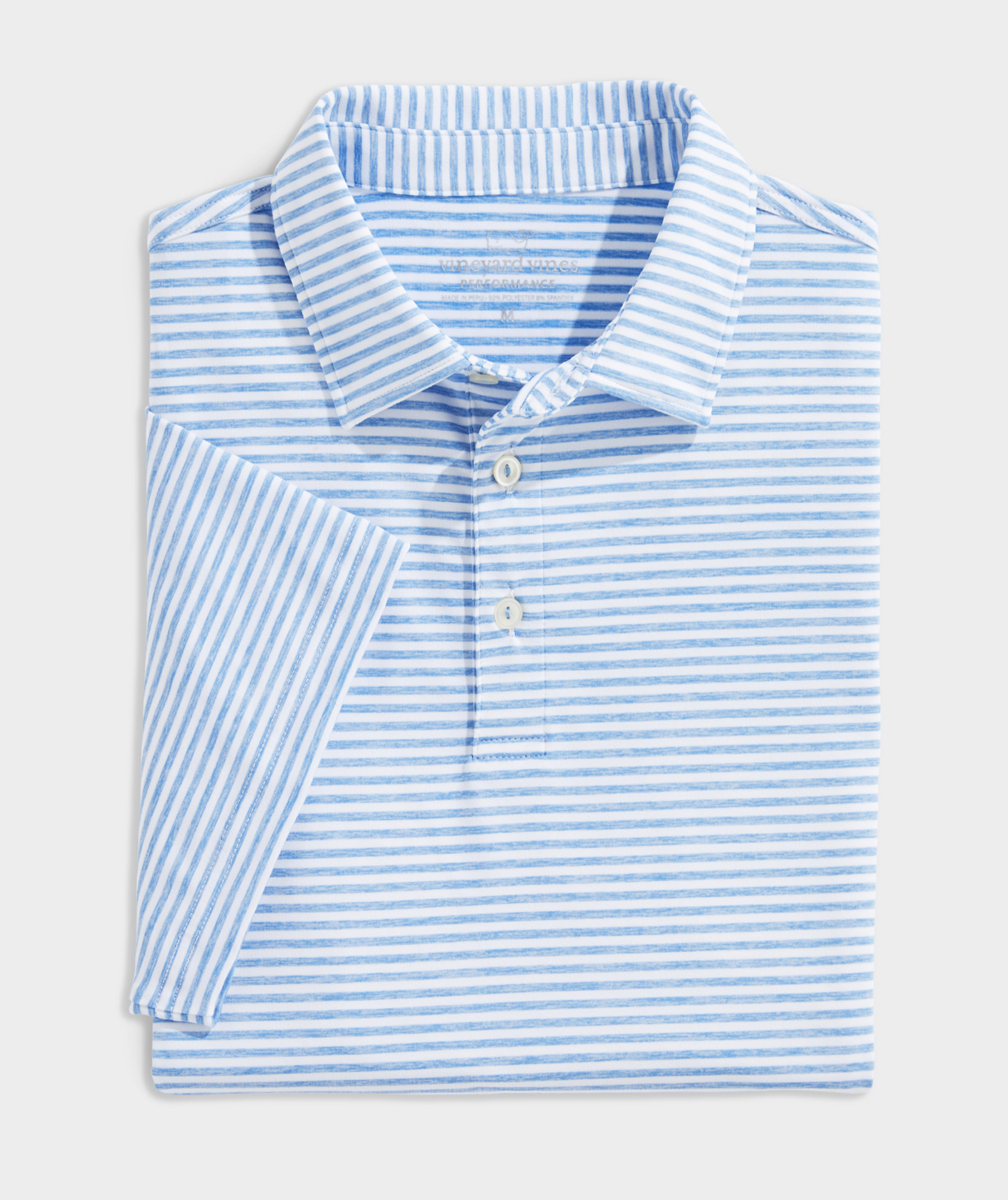 Men's Custom Heathered Winstead Stripe Sankaty Polo