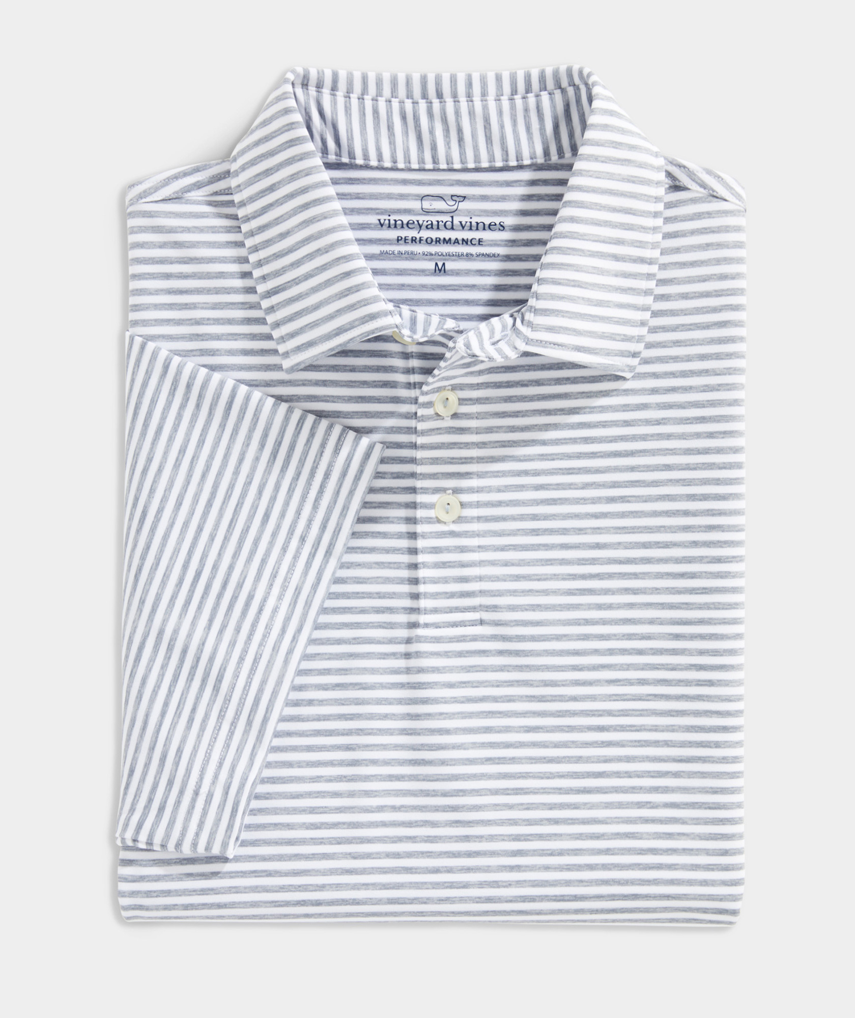 Men's Custom Heathered Winstead Stripe Sankaty Polo