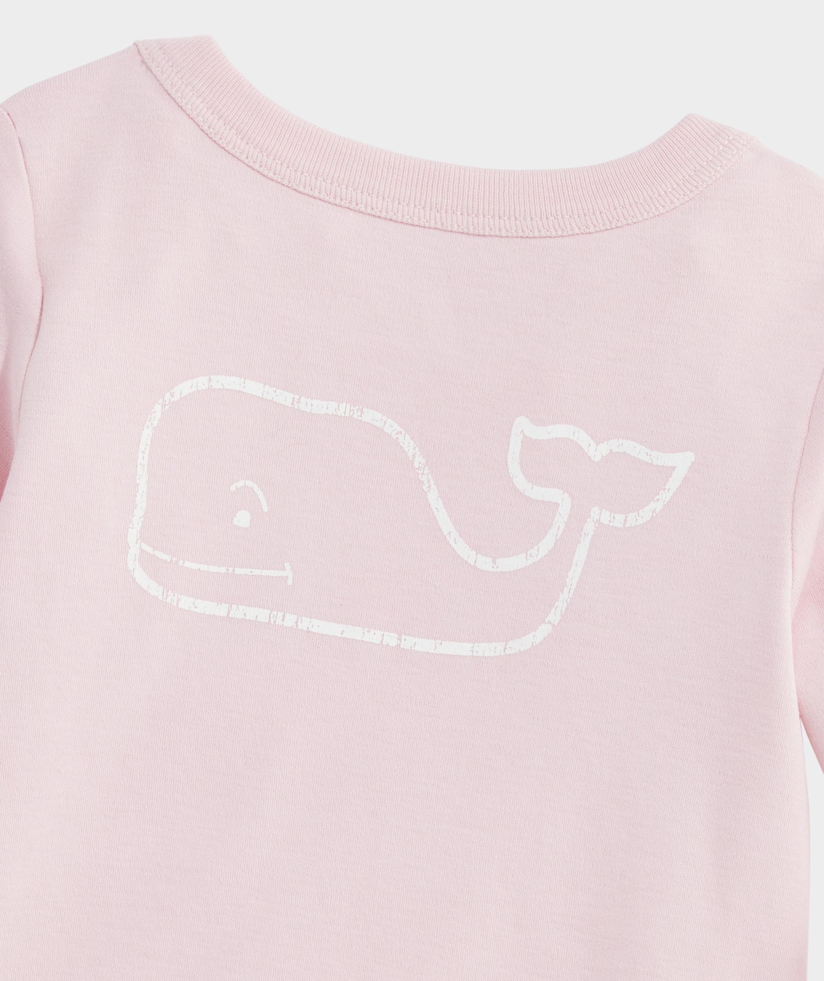 Baby Long-Sleeve Vintage Whale Body Suit