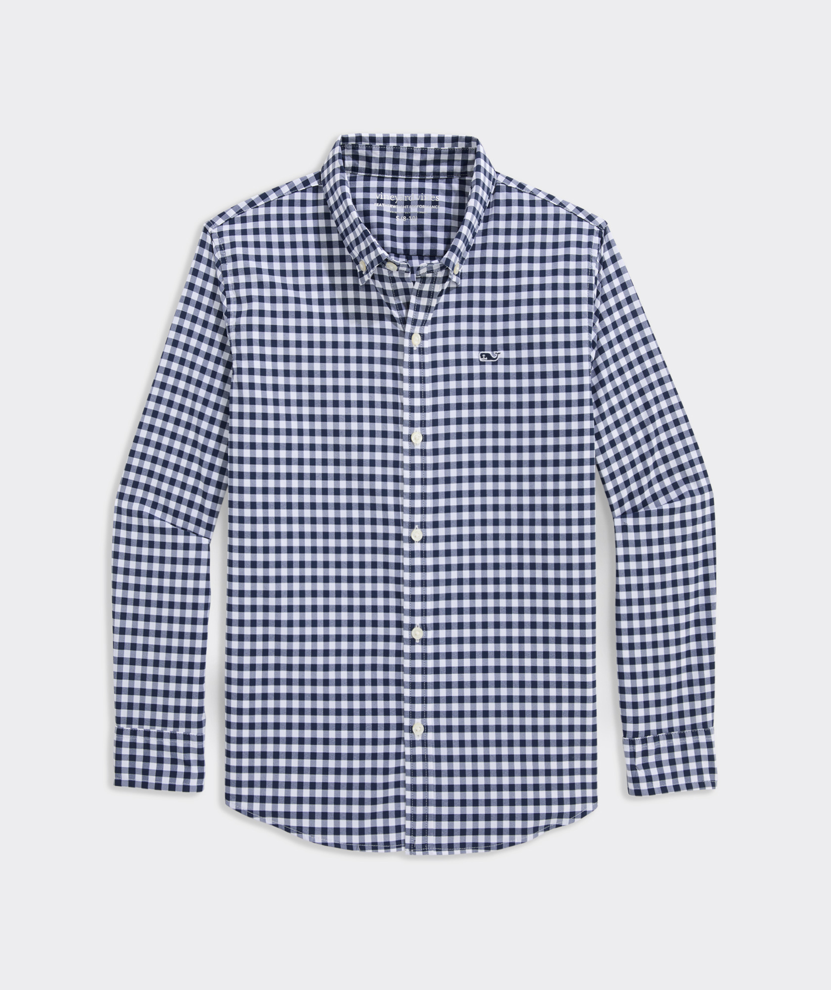 Boys' Mainsail Gingham Featherweight Performance Shirt