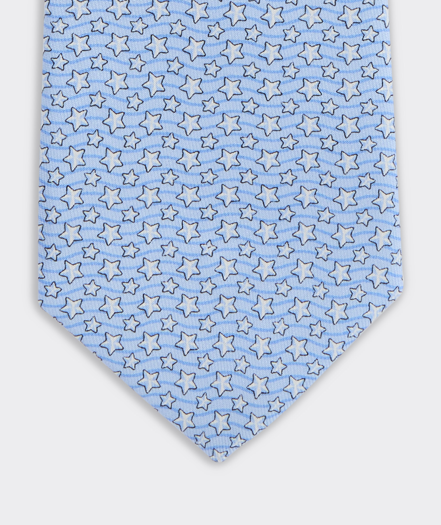 Boys' Tossed Stars Silk Tie