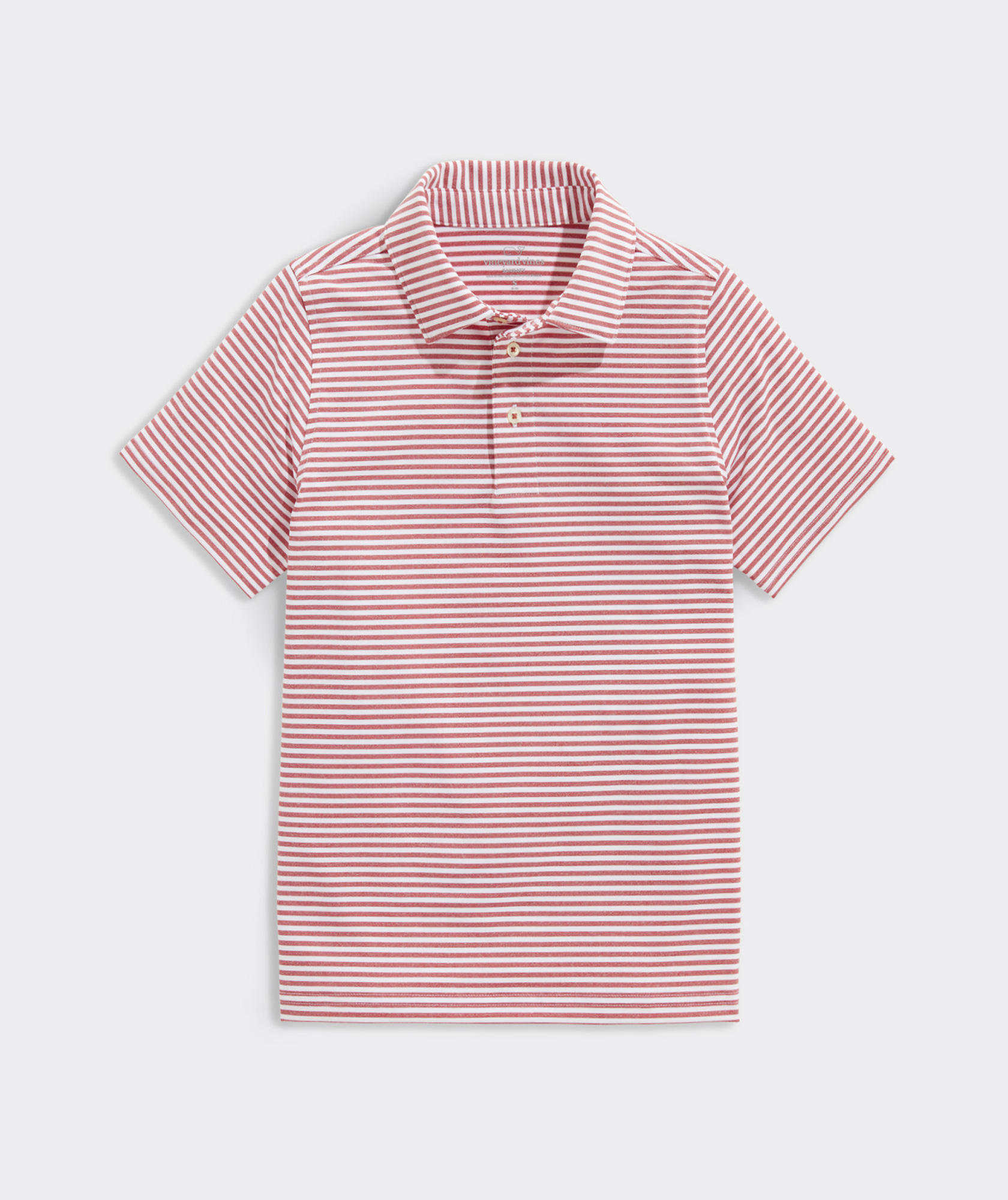 Boys' Heathered Winstead Stripe Sankaty Performance Polo