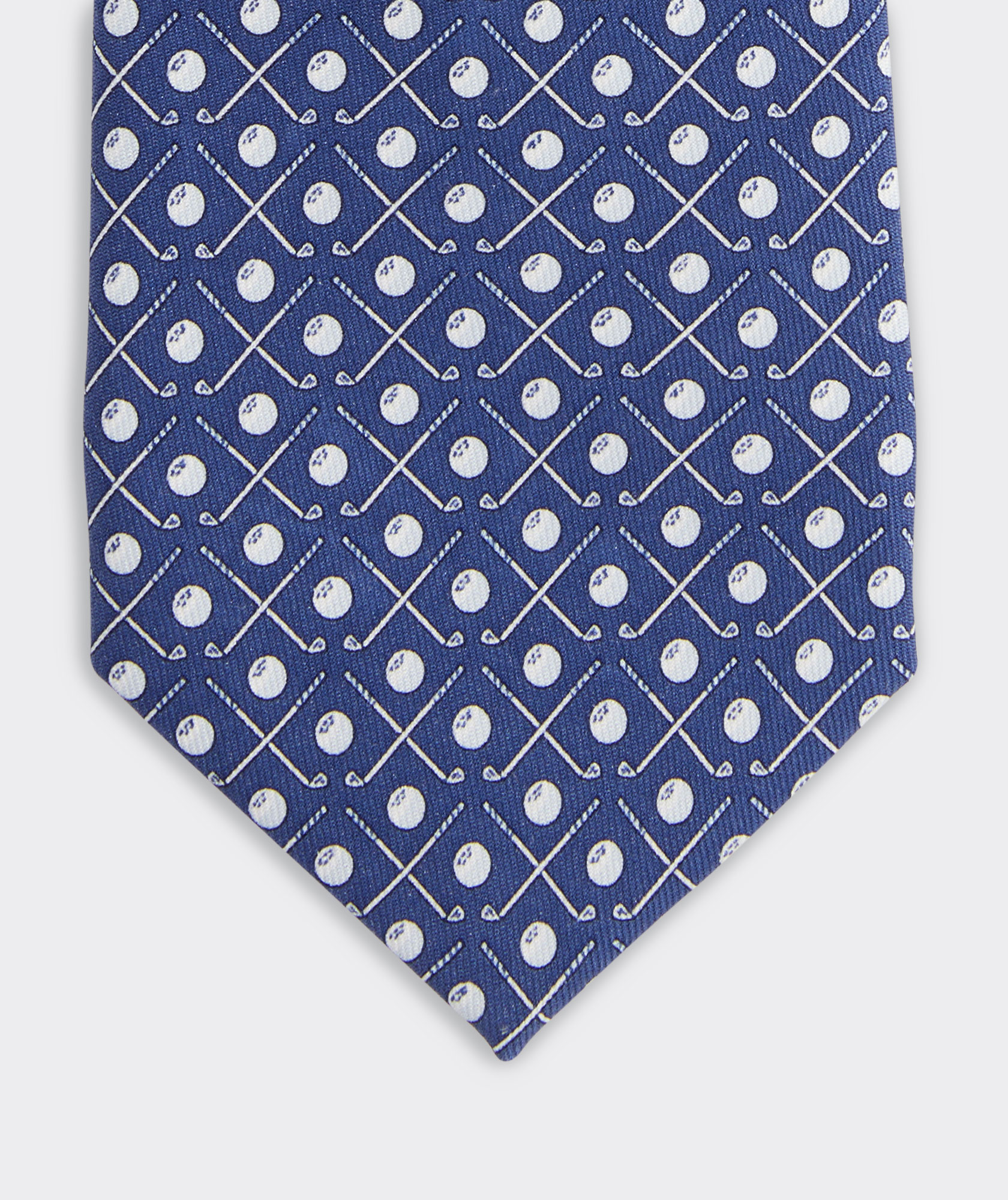 Boys' Golf Clubs Silk Tie