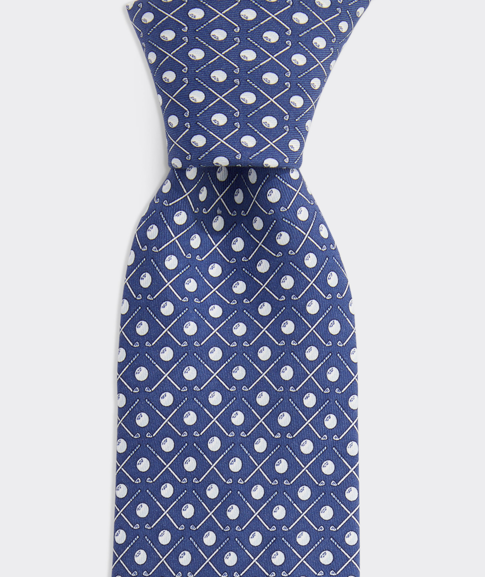 Boys' Golf Clubs Silk Tie