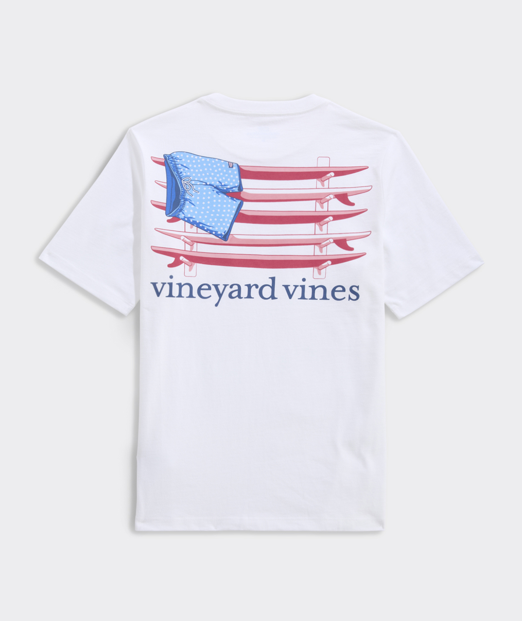Boys' Surf Chappy Short Flag Short-Sleeve Pocket Tee