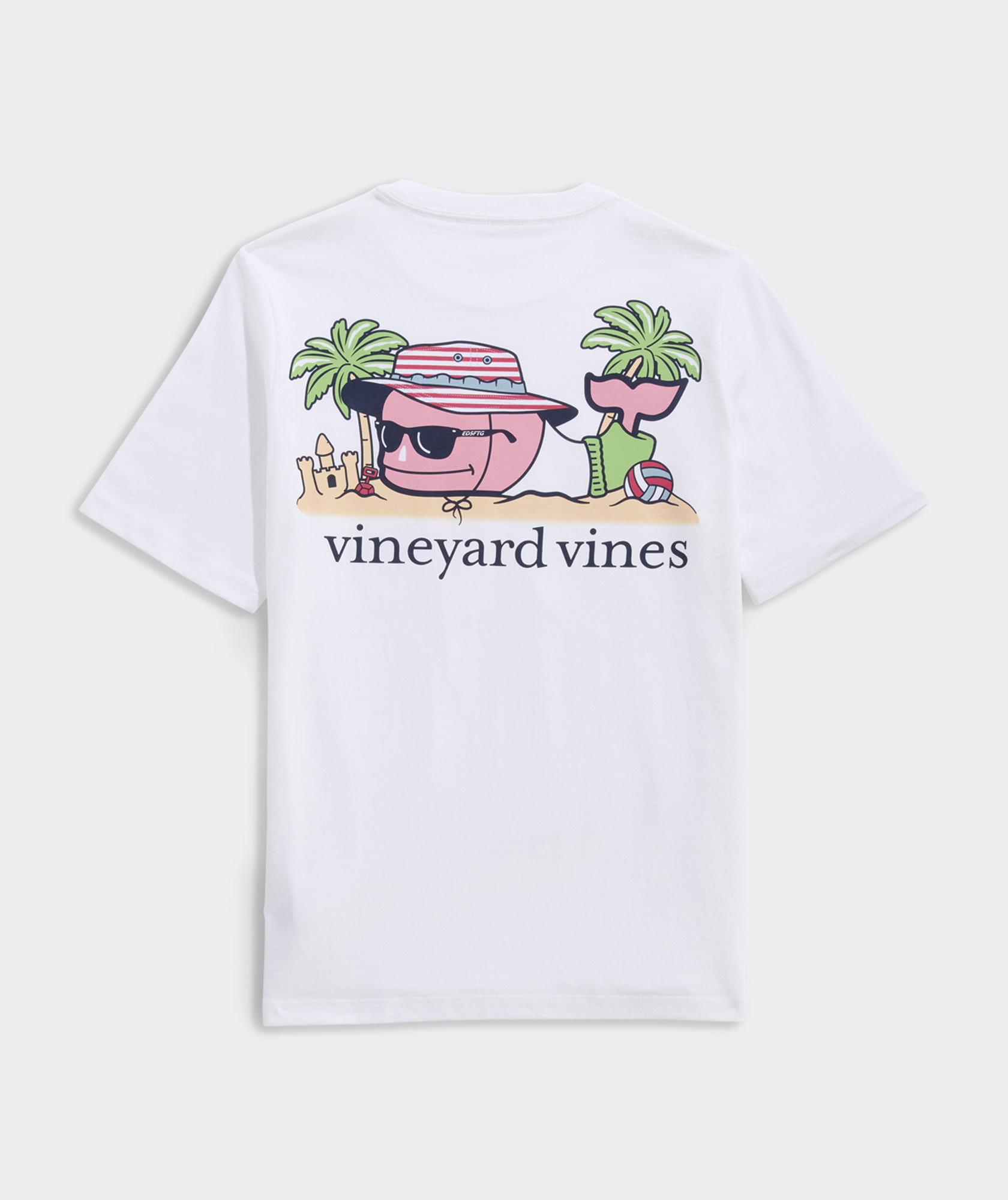 Boys' Sandcastle Whale Short-Sleeve Pocket Tee