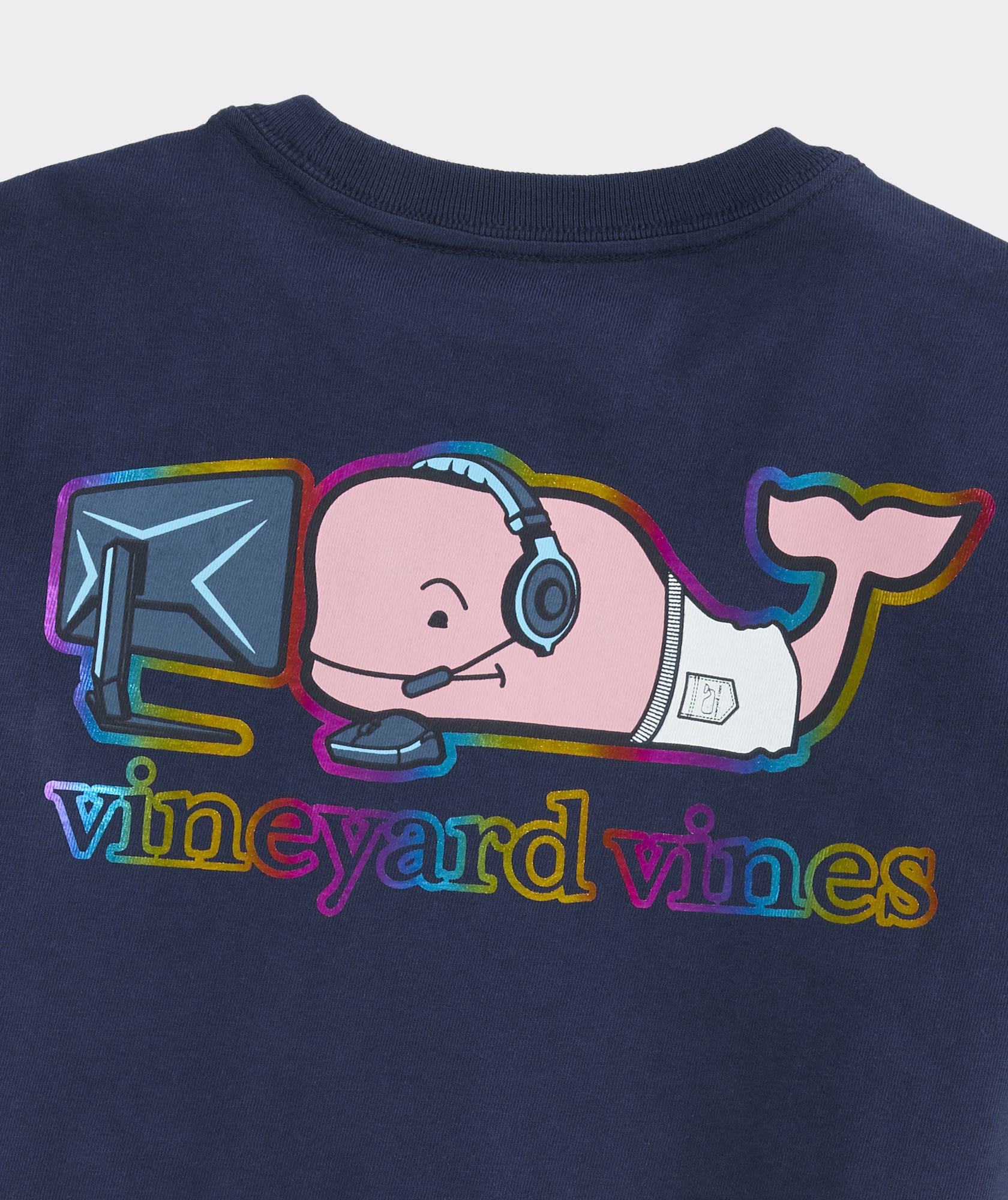 Boys' Gamer Whale Short-Sleeve Pocket Tee