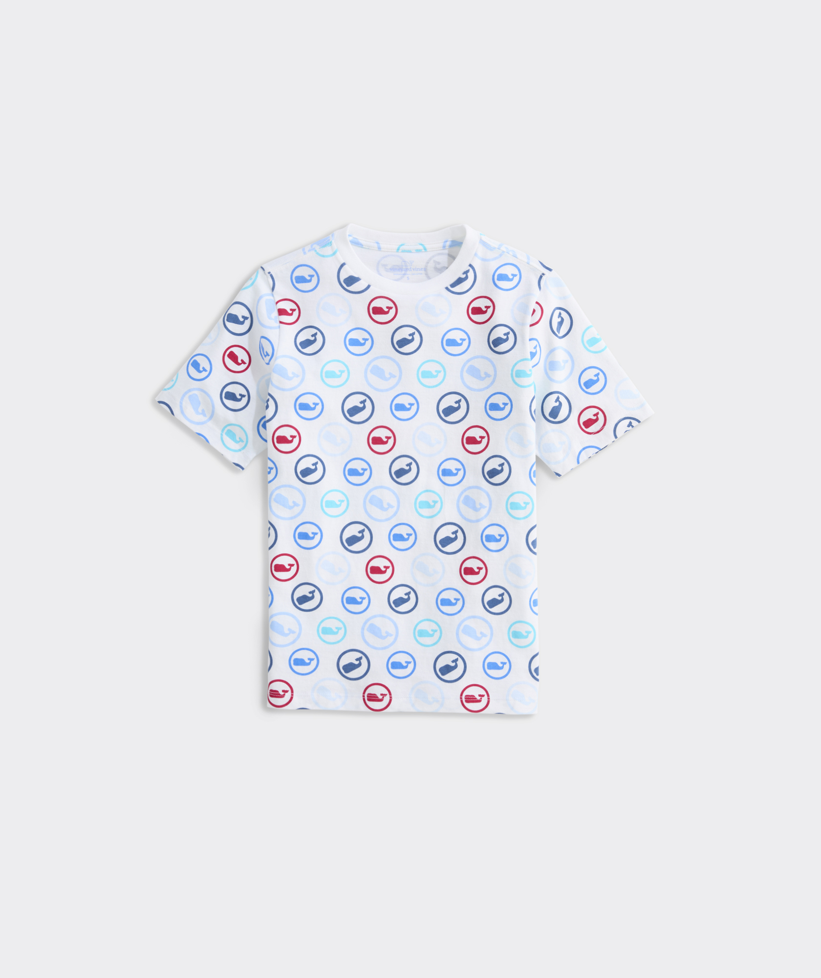 Boys' All-Over Whale Dots Short-Sleeve Tee