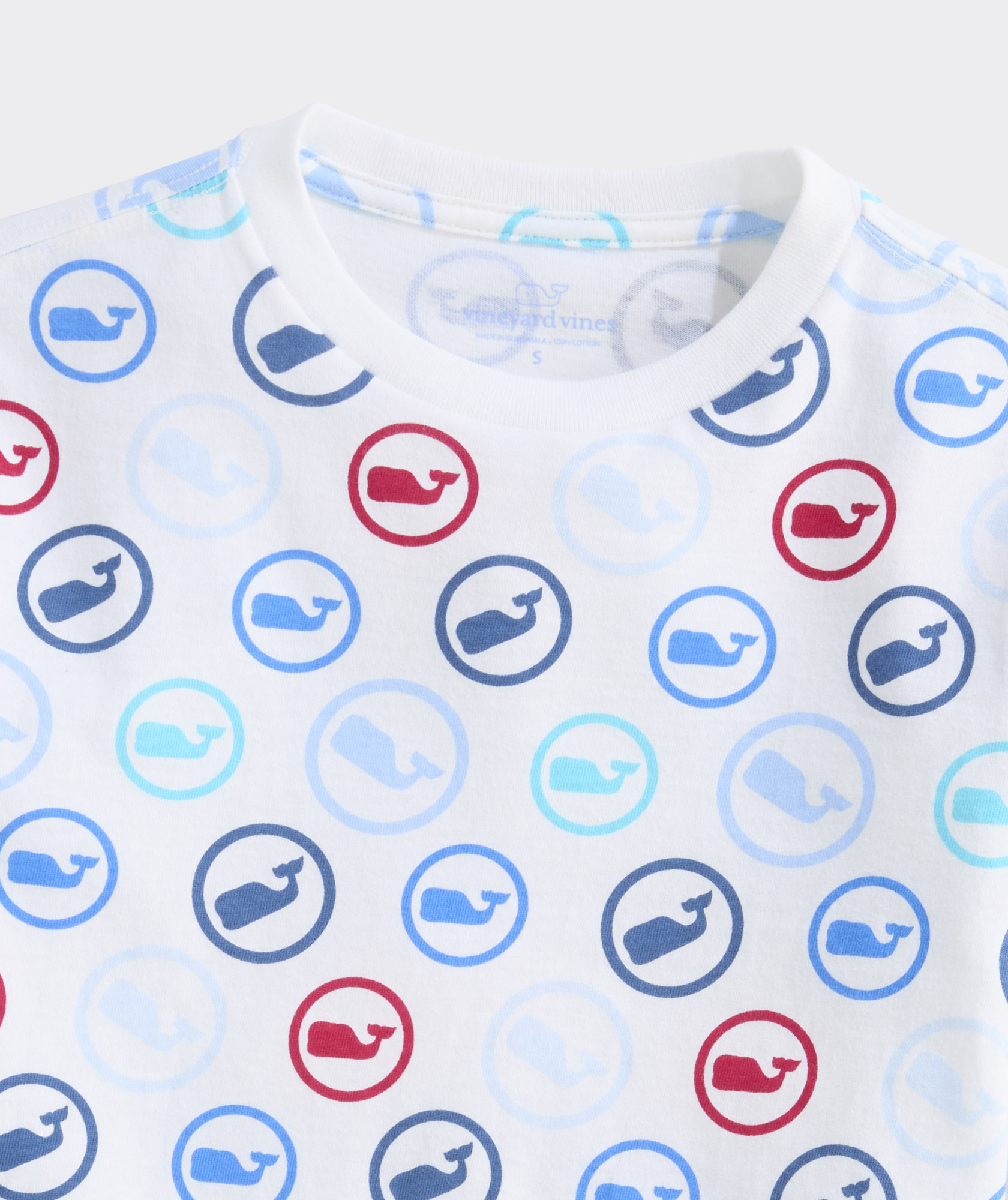 Boys' All-Over Whale Dots Short-Sleeve Tee