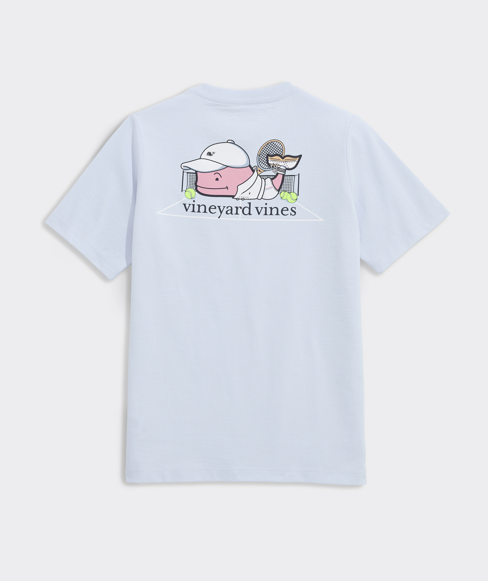 Boys' Tennis Player Whale Short-Sleeve Tee