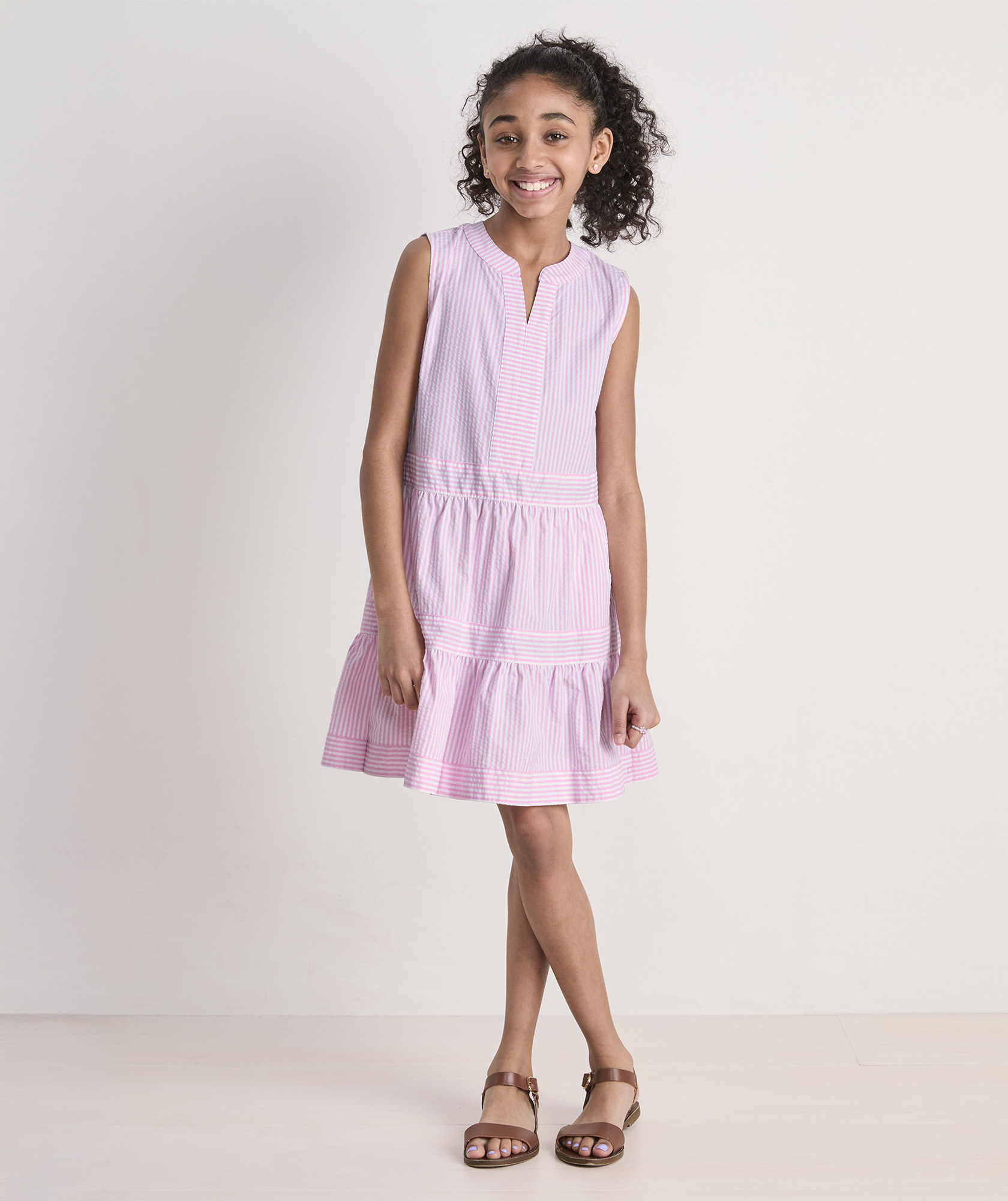 Girls' Tilly Harbor Seersucker Dress
