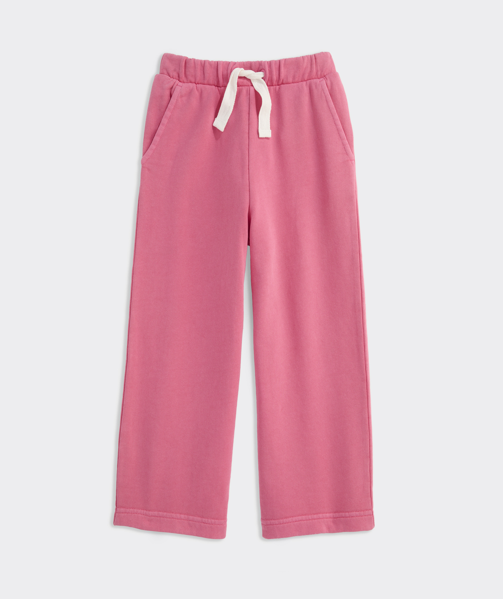 Girls' French Terry Wide Leg Sweatpant