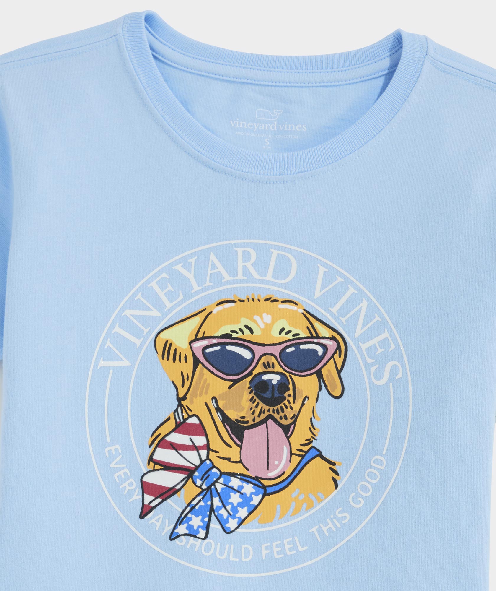 Girls' EDSFTG USA Pup Short-Sleeve Tee