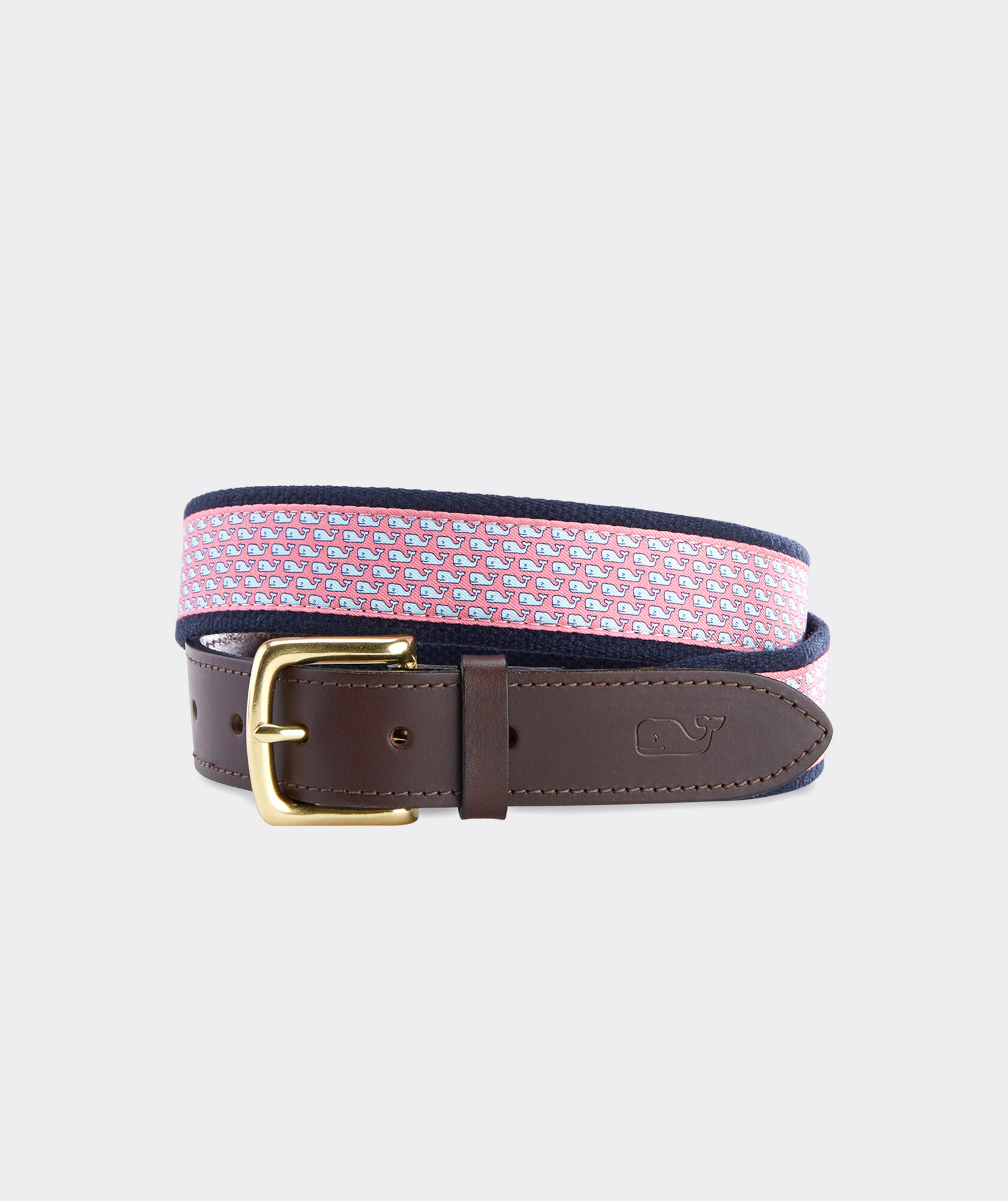 Vineyard Whale Canvas Club Belt