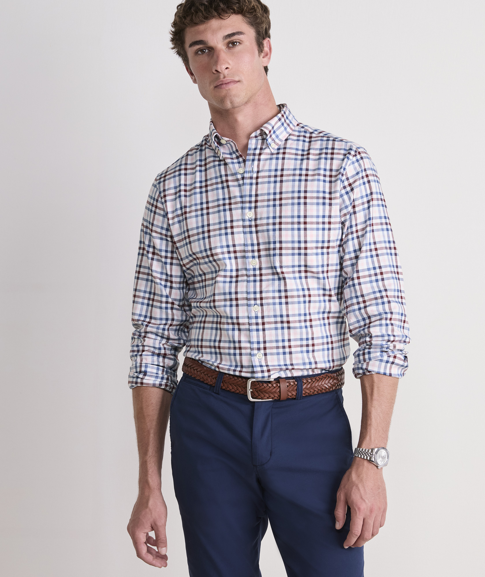 Monomoy Tattersall Oxford Shirt