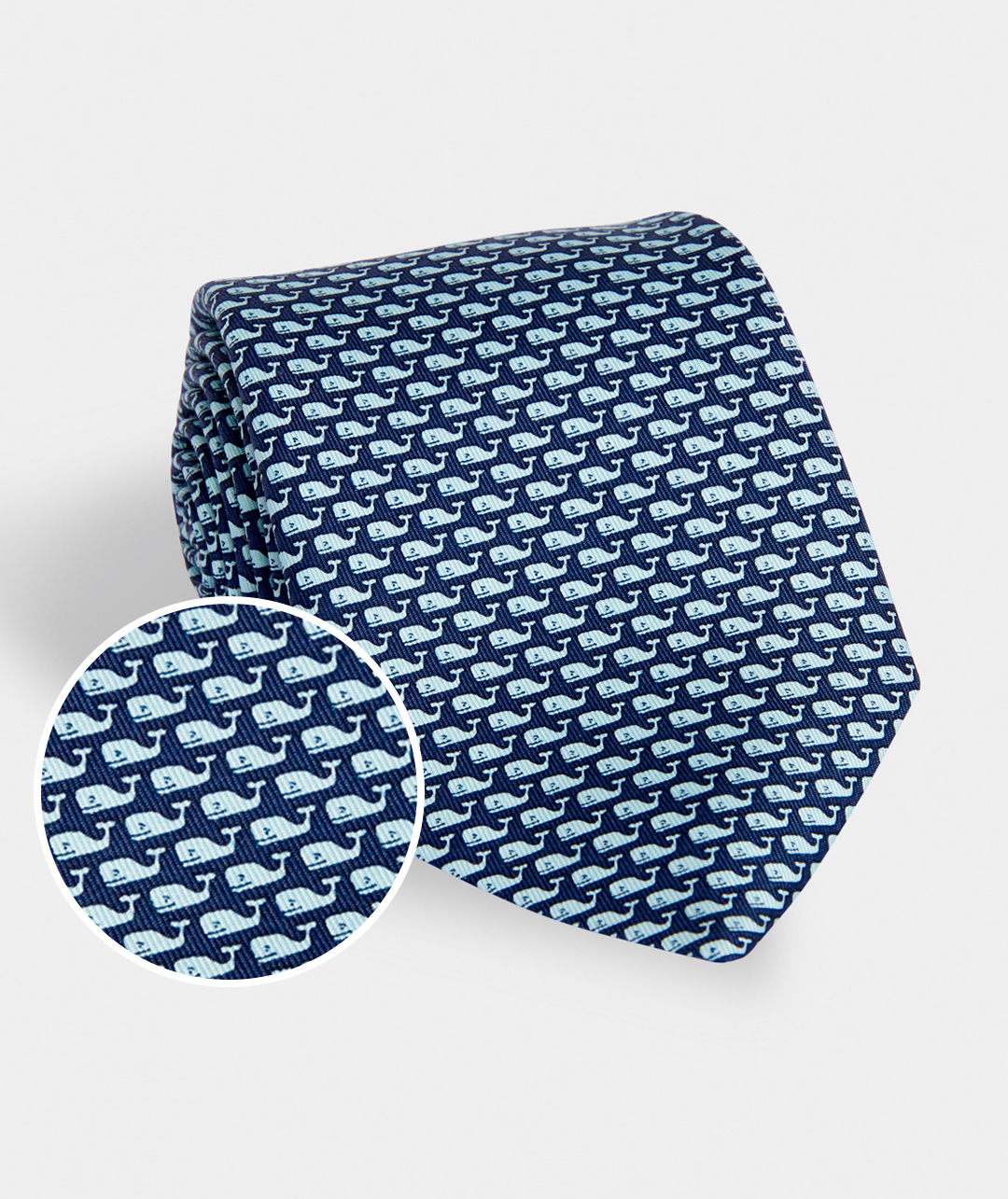 Vineyard Whale Silk Tie