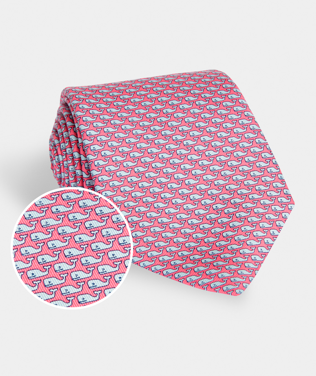 Vineyard Whale Silk Tie