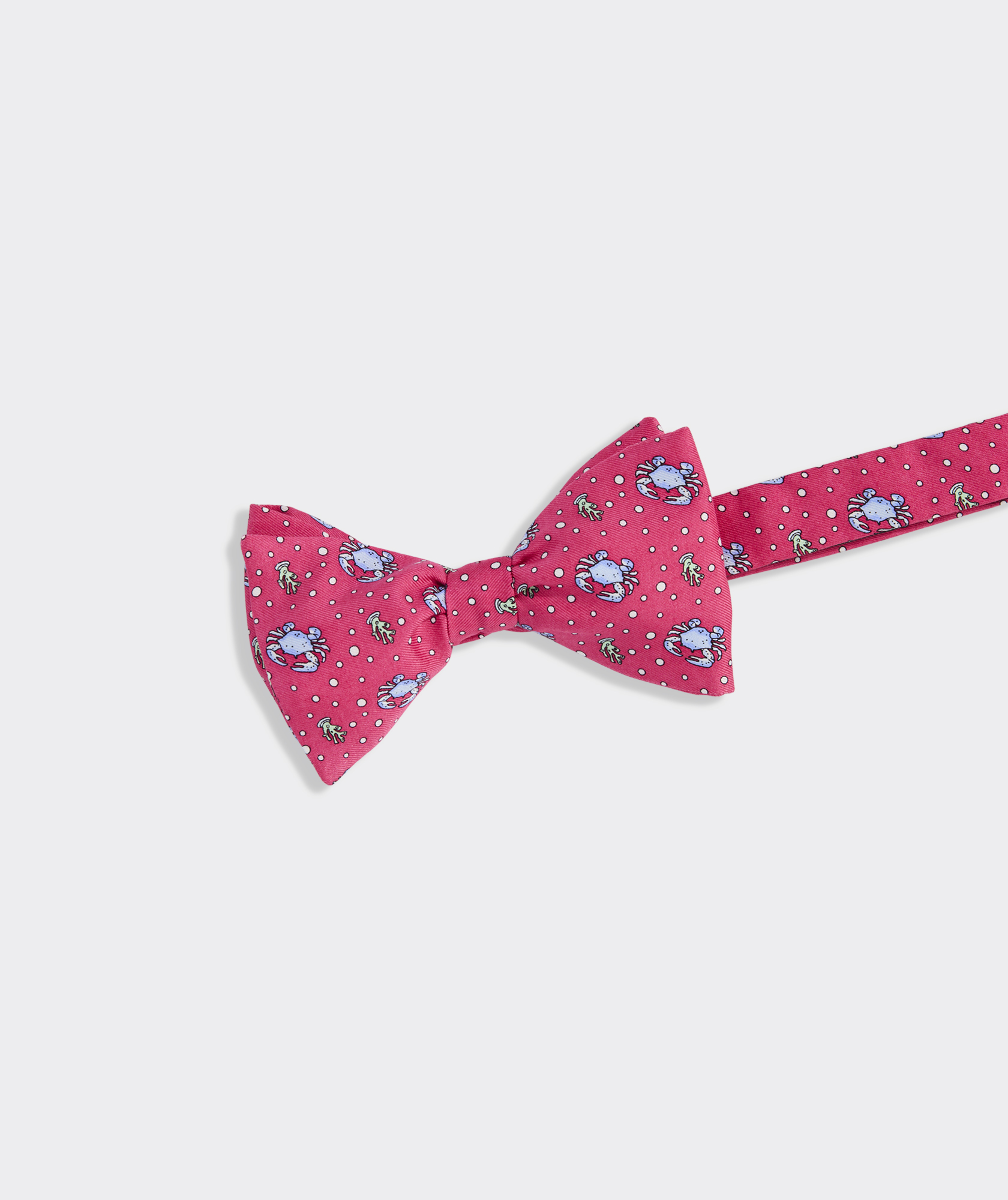 Crab Silk Bow Tie