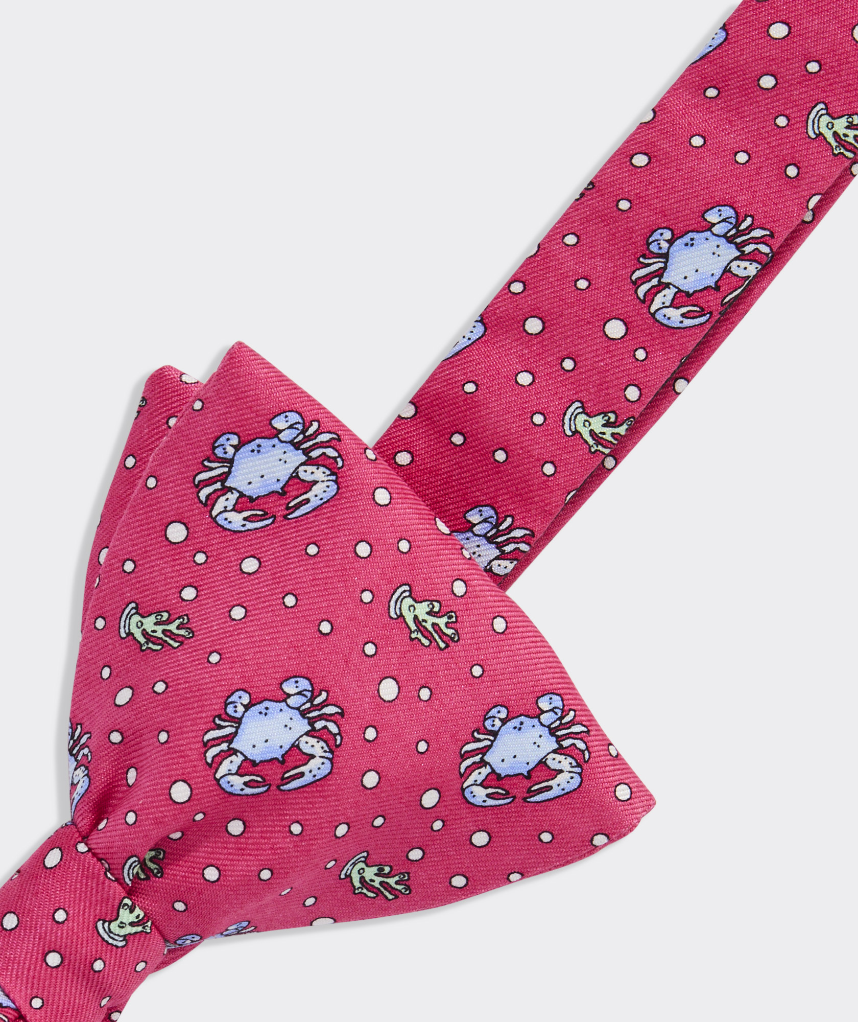 Crab Silk Bow Tie