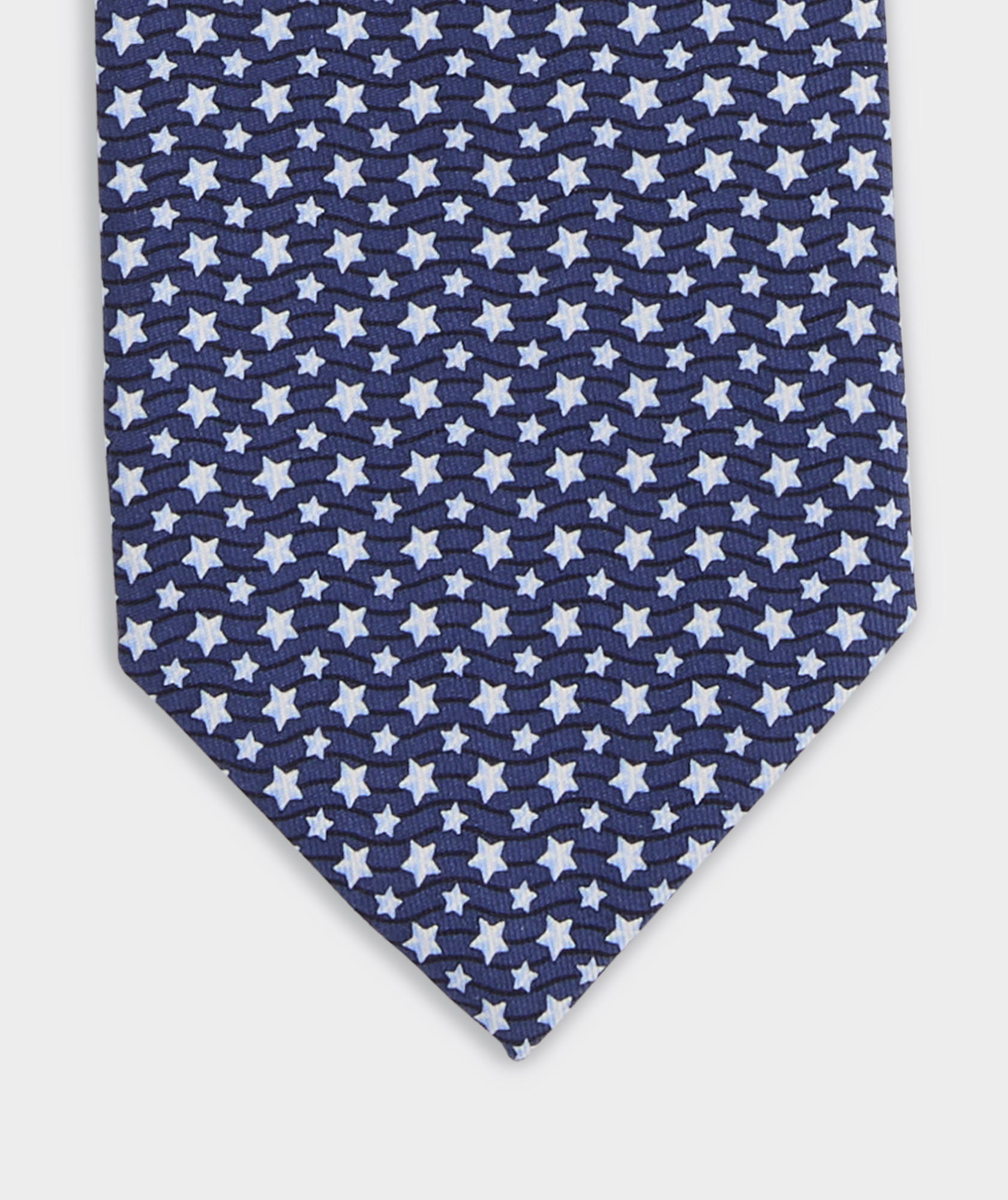 Tossed Micro Stars Silk Tie