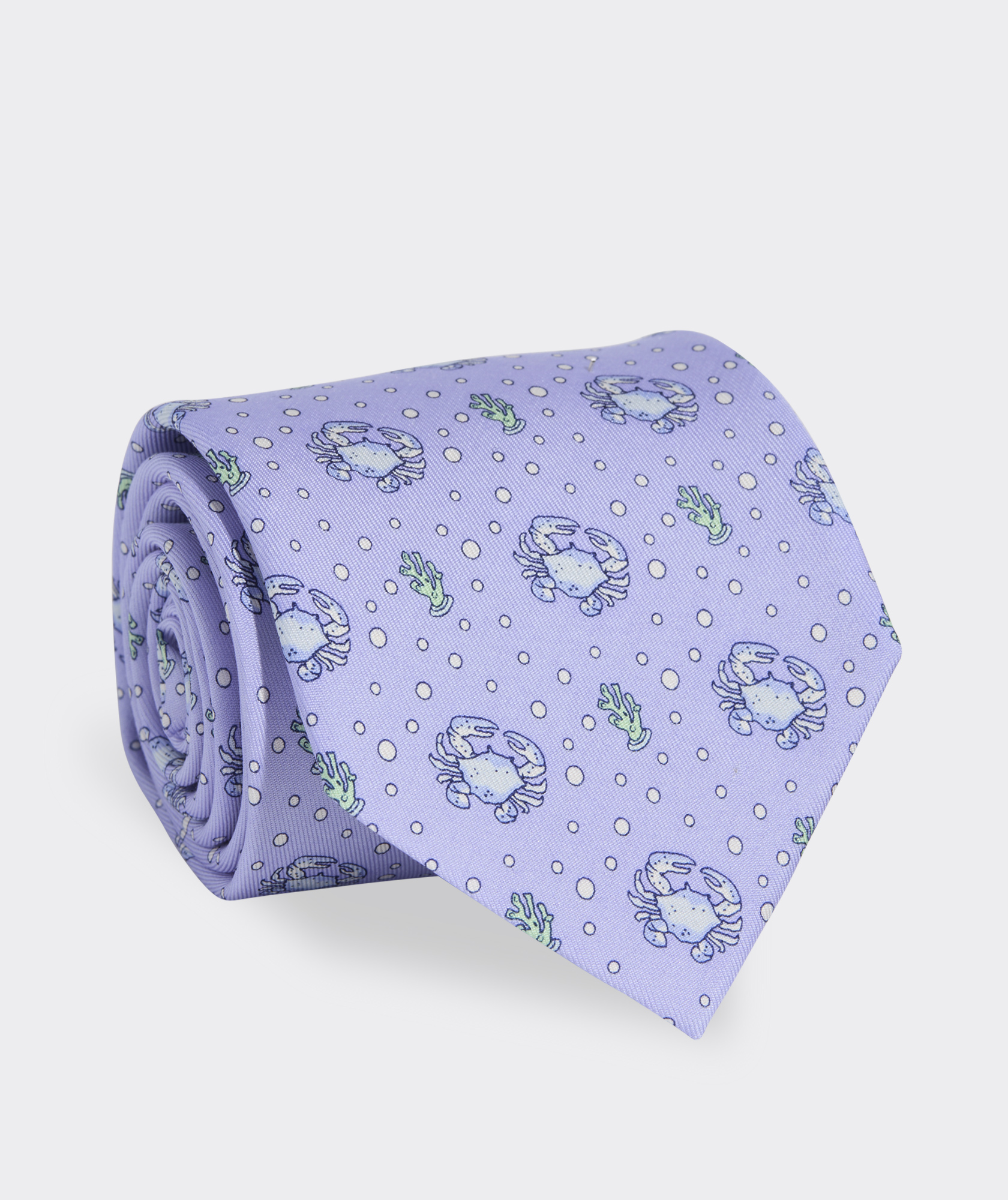 Crab Silk Tie