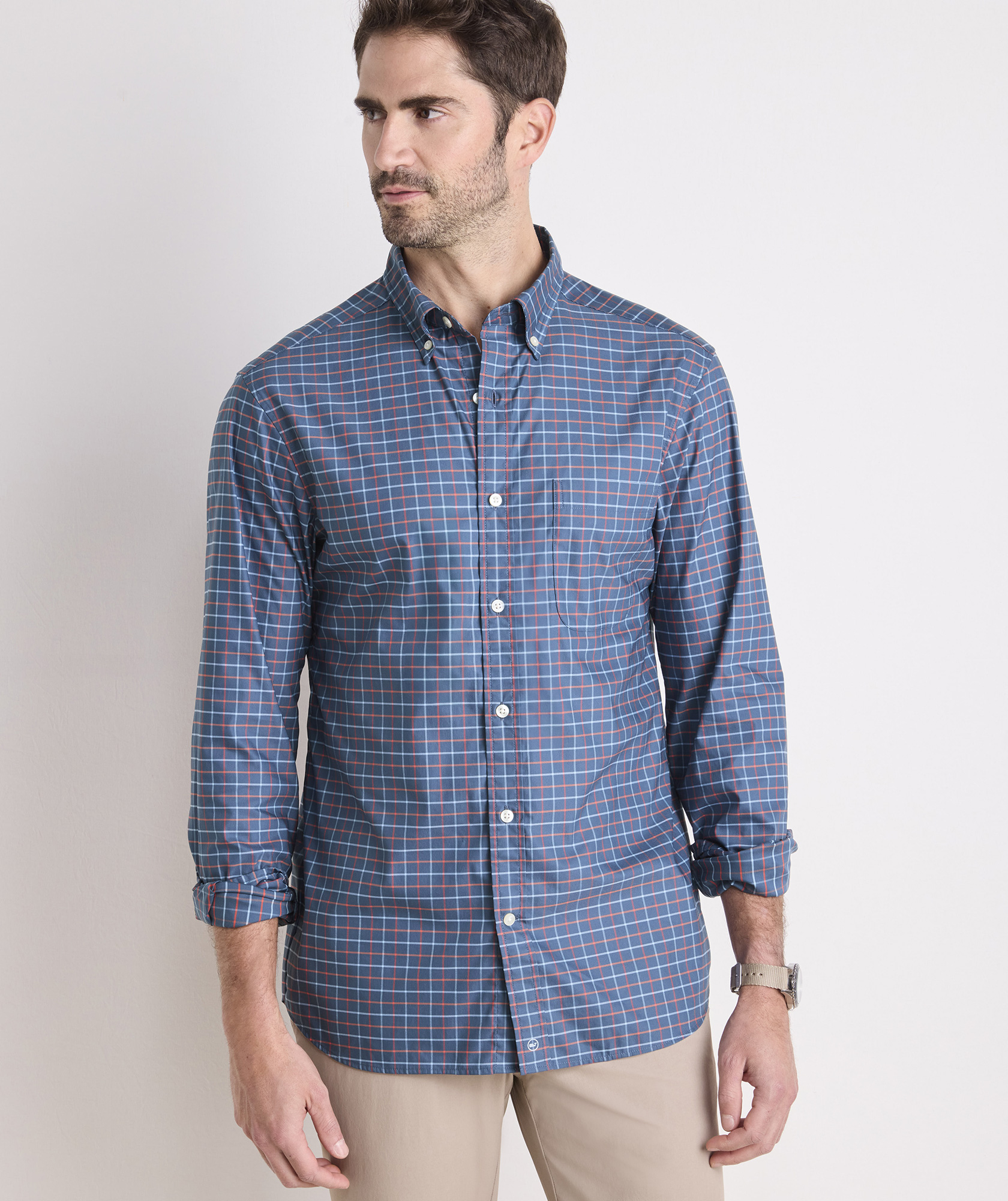 Tattersall Performance Cotton Shirt