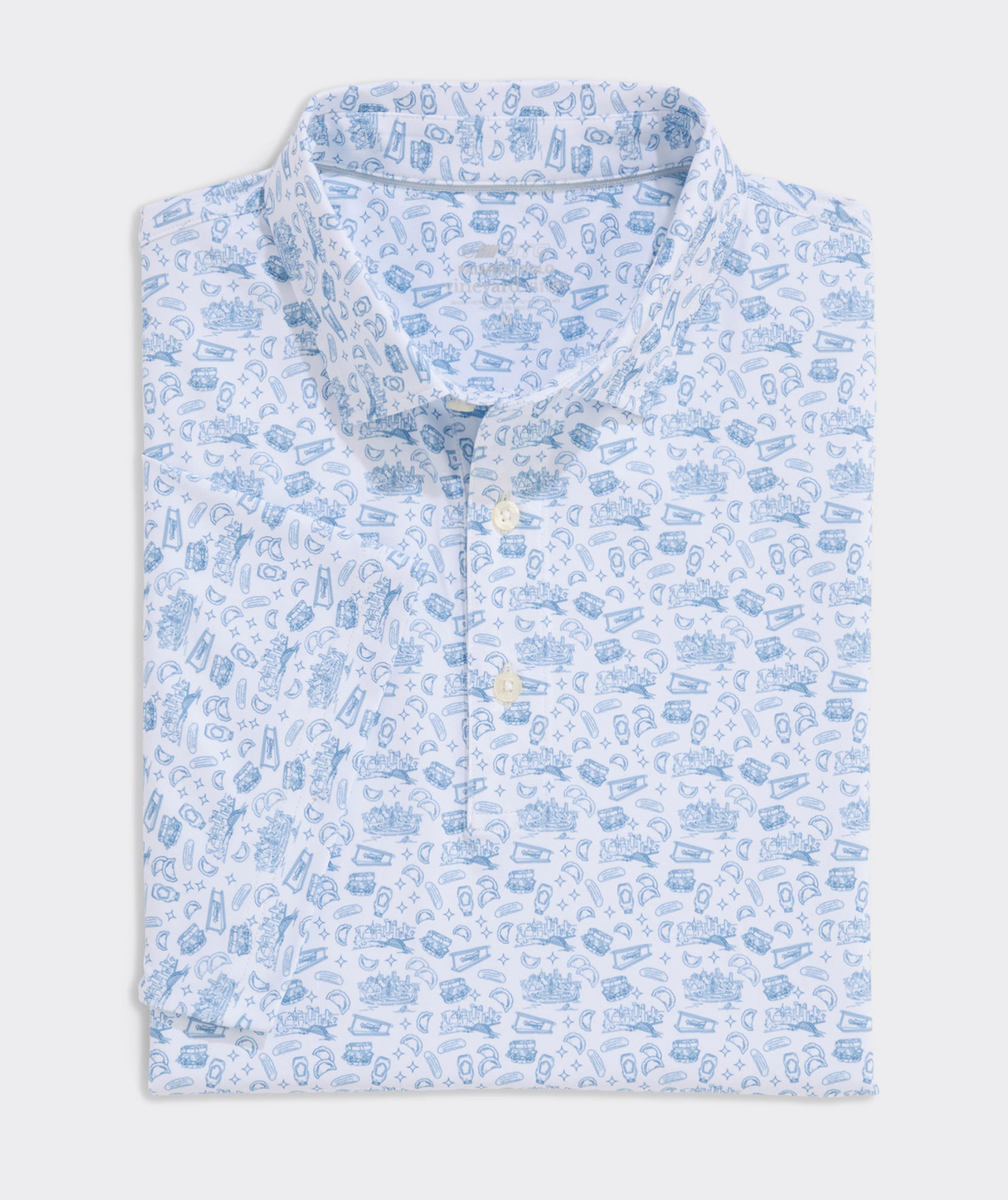 Printed Palmero Performance Polo